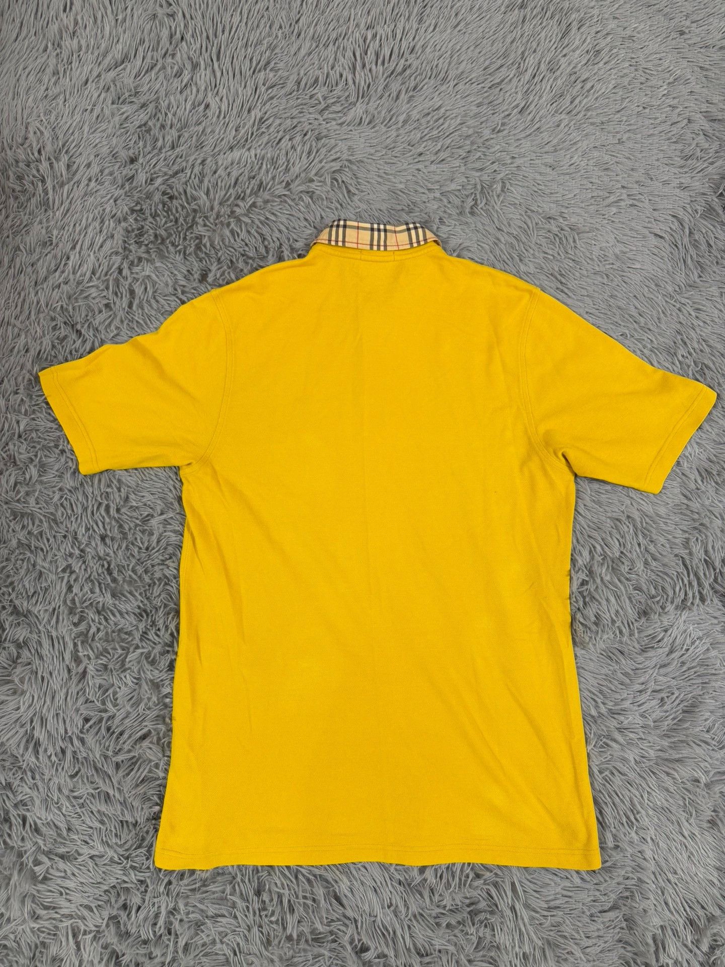 Burberry Burberry Plaid Yellow Polo m Men Size US M / EU 48-50 / 2 - 2 Thumbnail