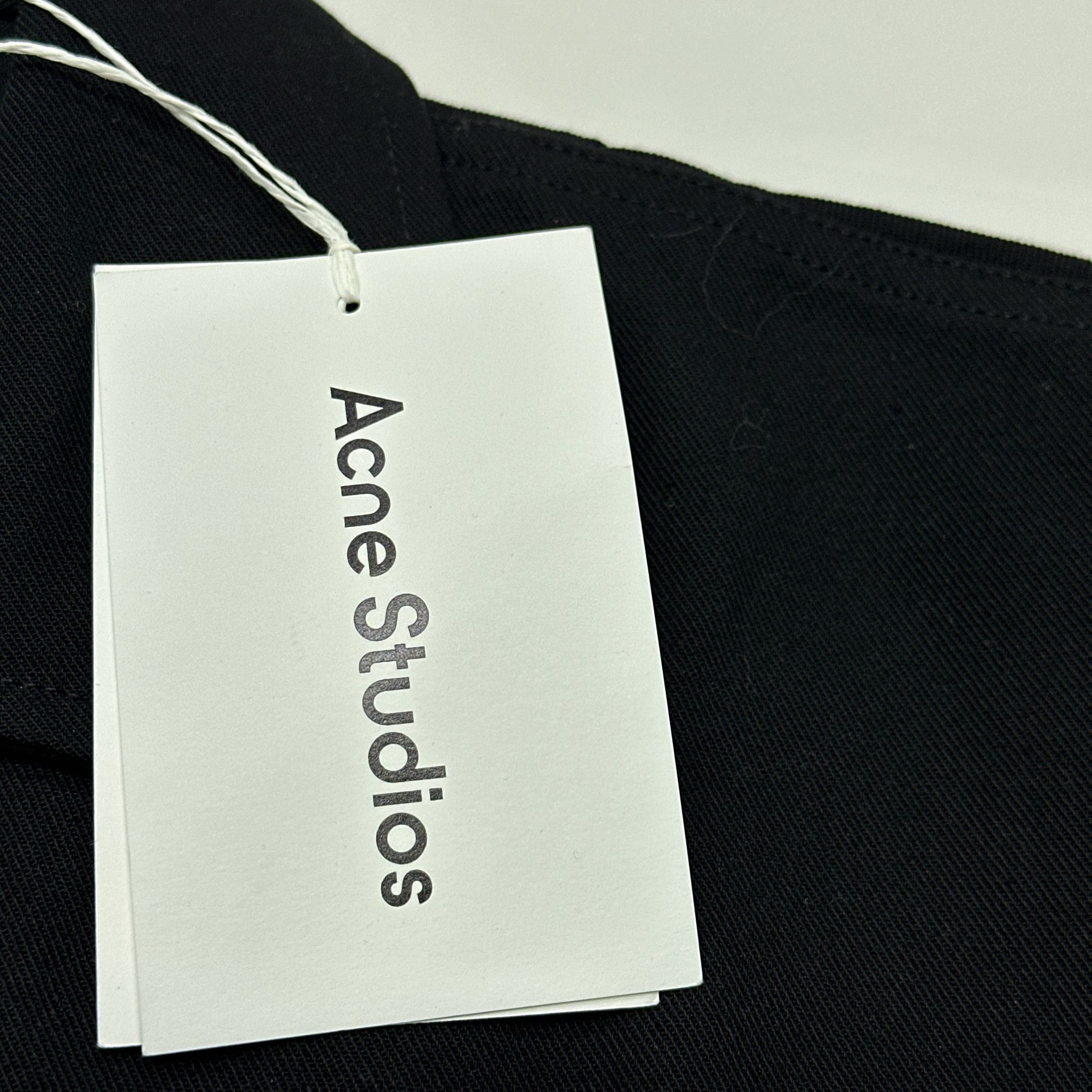Acne Studios Acne Studios Black Twill Collared Jacket 48 Size US M / EU 48-50 / 2 - 5 Thumbnail