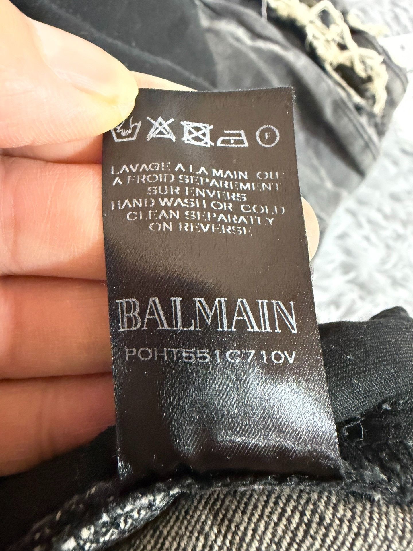 Balmain Balmain Denim Denim Jeans 31 Men Size US 31 - 4 Thumbnail