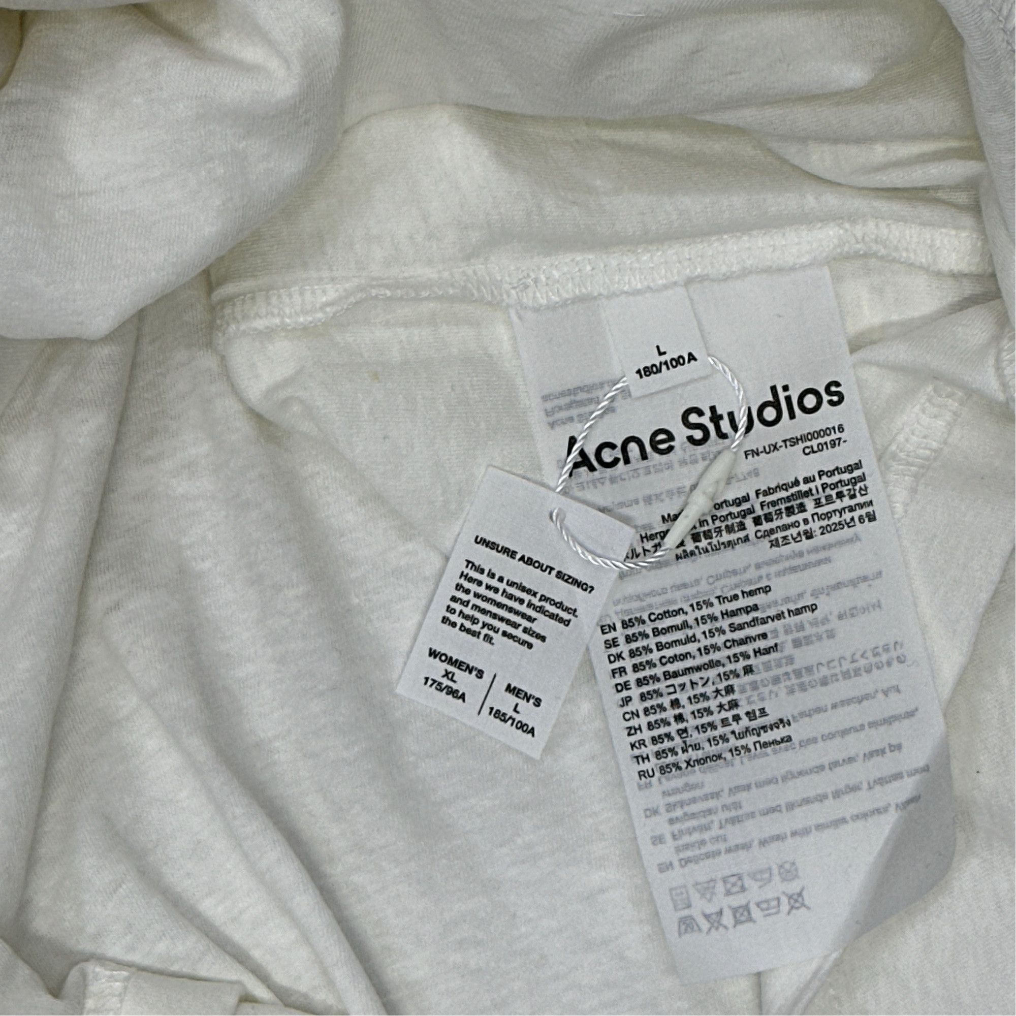 Acne Studios Acne Studios 1996 Stockholm Logo Long Sleeve T-Shirt L Size US L / EU 52-54 / 3 - 3 Thumbnail