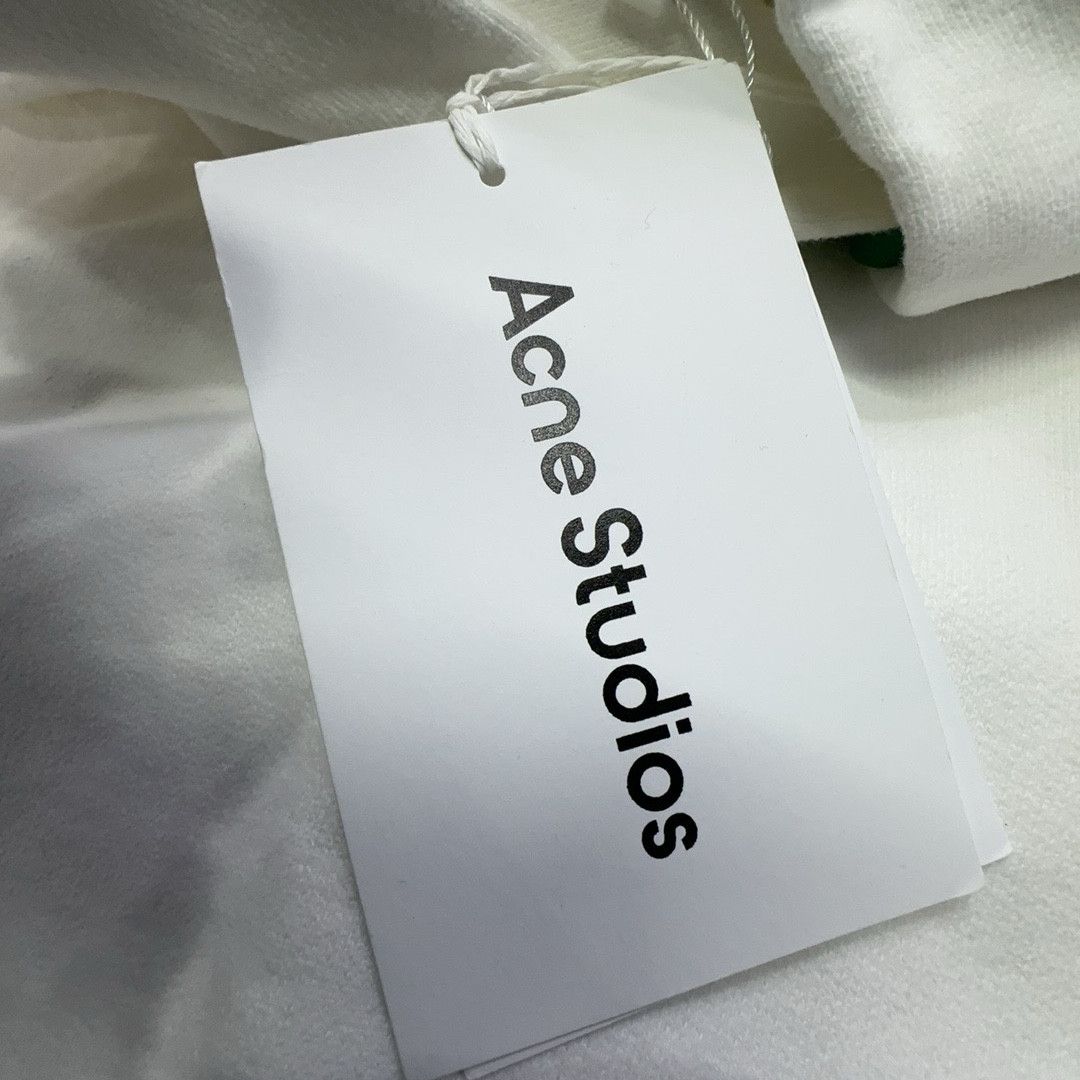 Acne Studios Acne Studios Embroidered Logo Hoodie Beige XL Size US XL / EU 56 / 4 - 4 Thumbnail