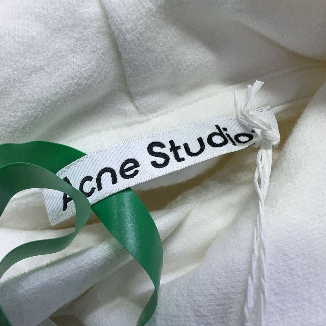 Acne Studios Acne Studios Embroidered Logo Hoodie Beige XL Size US XL / EU 56 / 4 - 5 Thumbnail