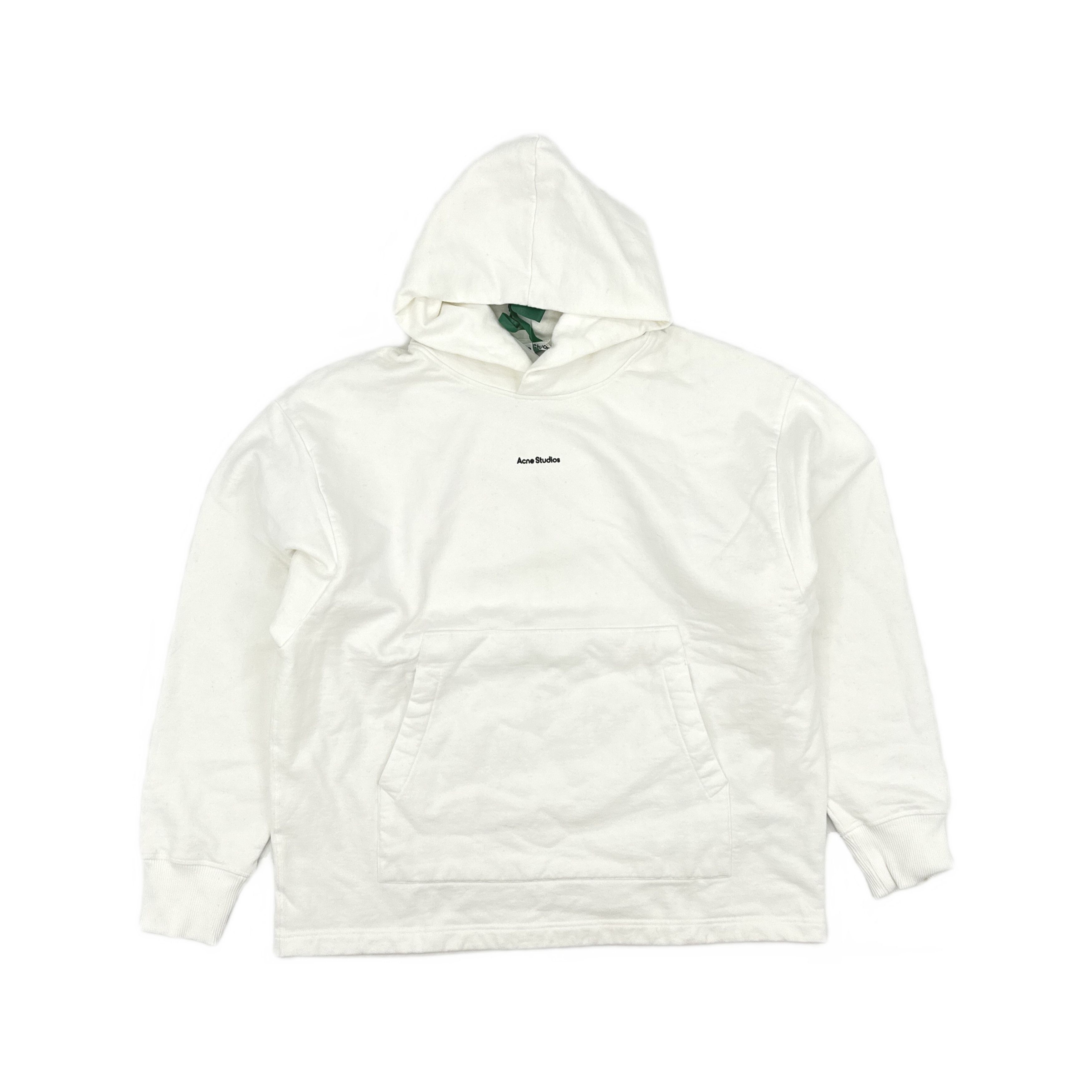 Acne Studios Acne Studios Embroidered Logo Hoodie Beige XL Size US XL / EU 56 / 4 - 2 Thumbnail