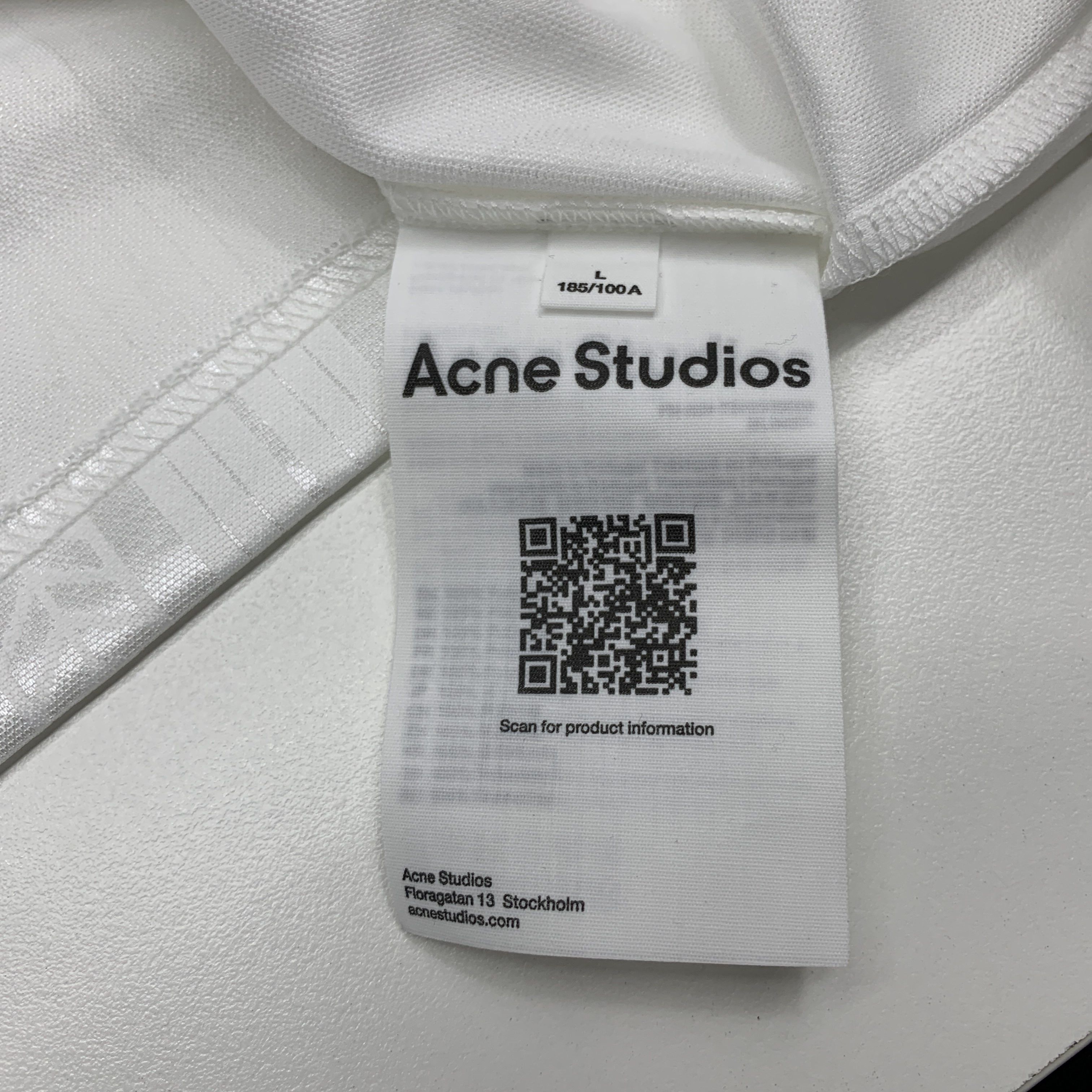 Acne Studios Acne Studios Printed Logo Football Jersey Size L Size US L / EU 52-54 / 3 - 5 Thumbnail