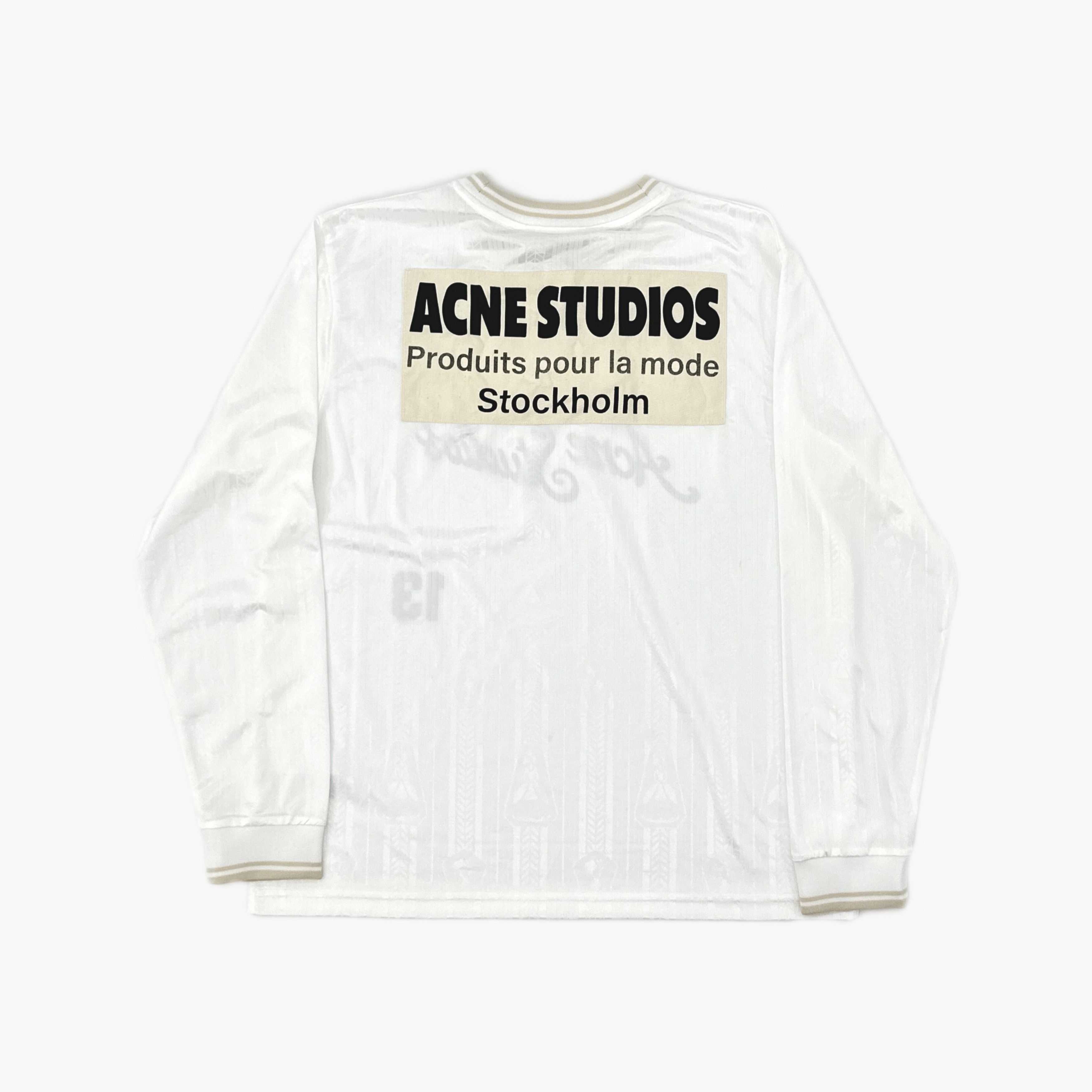 Acne Studios Acne Studios Printed Logo Football Jersey Size L Size US L / EU 52-54 / 3 - 3 Thumbnail
