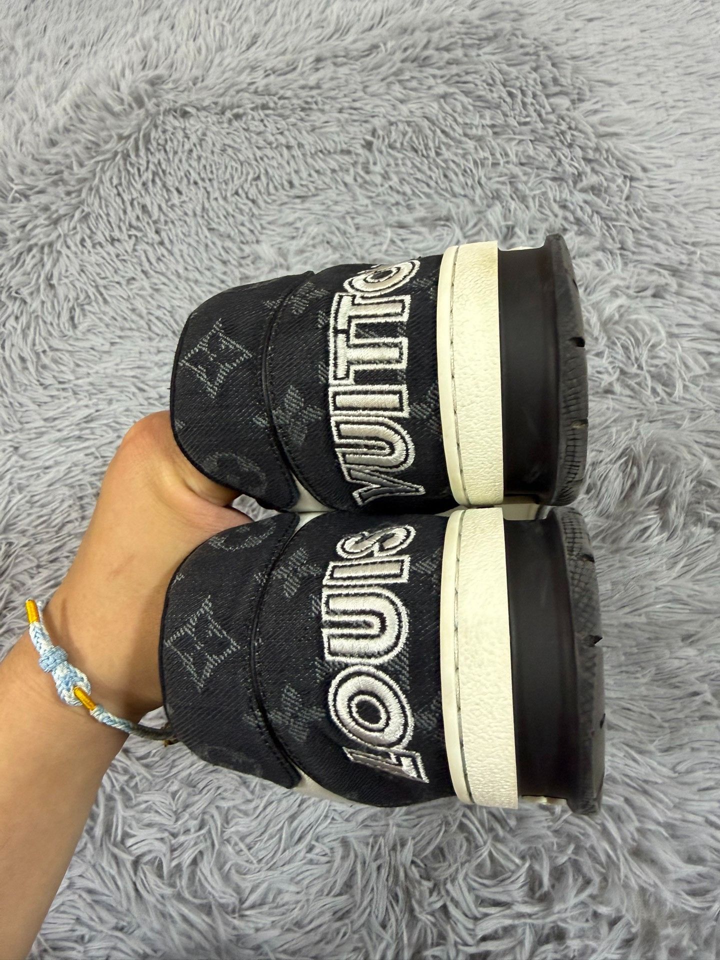 Louis Vuitton Louis Vuitton Training Black Lowtop Sneakers 7 Men Size US 7 / EU 40 - 4 Thumbnail