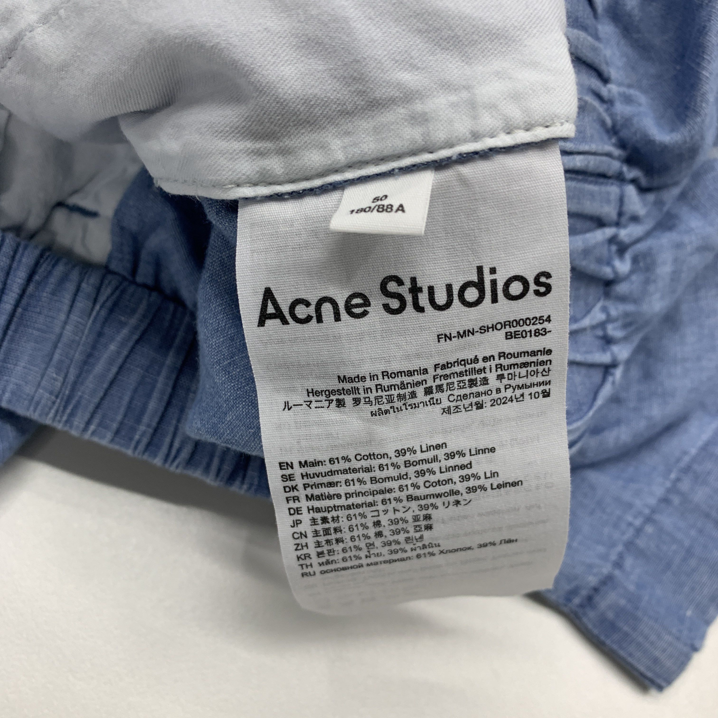 Acne Studios Acne Studios SS25 1996 Faded Denim Shorts 50 Size US 34 / EU 50 - 5 Thumbnail