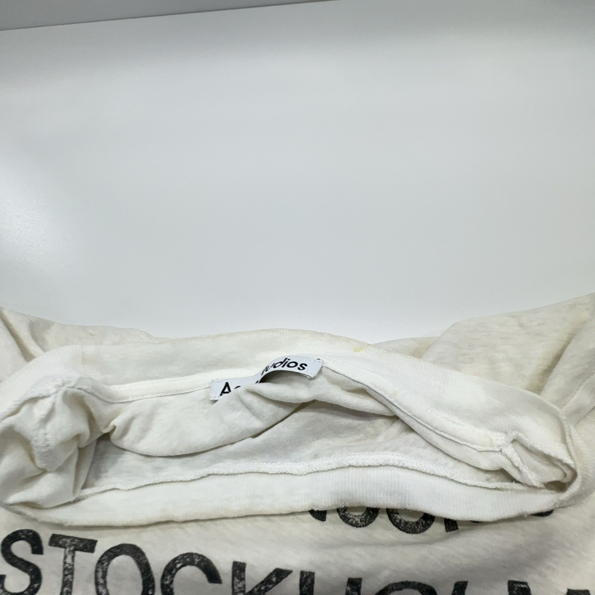 Acne Studios Acne Studios STOCKHOLM 1996 Logo Long Sleeve T-Shirt M Size US M / EU 48-50 / 2 - 8 Thumbnail