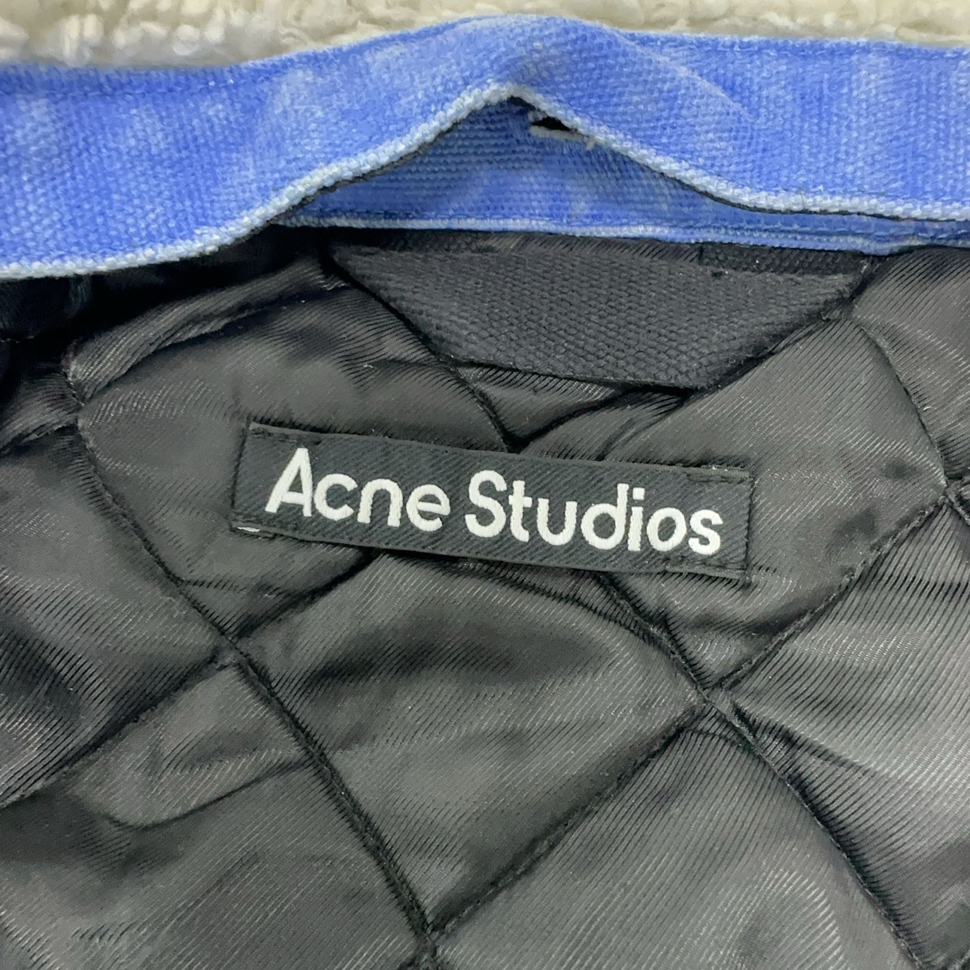 Acne Studios Acne Studios Face Patch Denim Jacket Size L Size US L / EU 52-54 / 3 - 5 Thumbnail