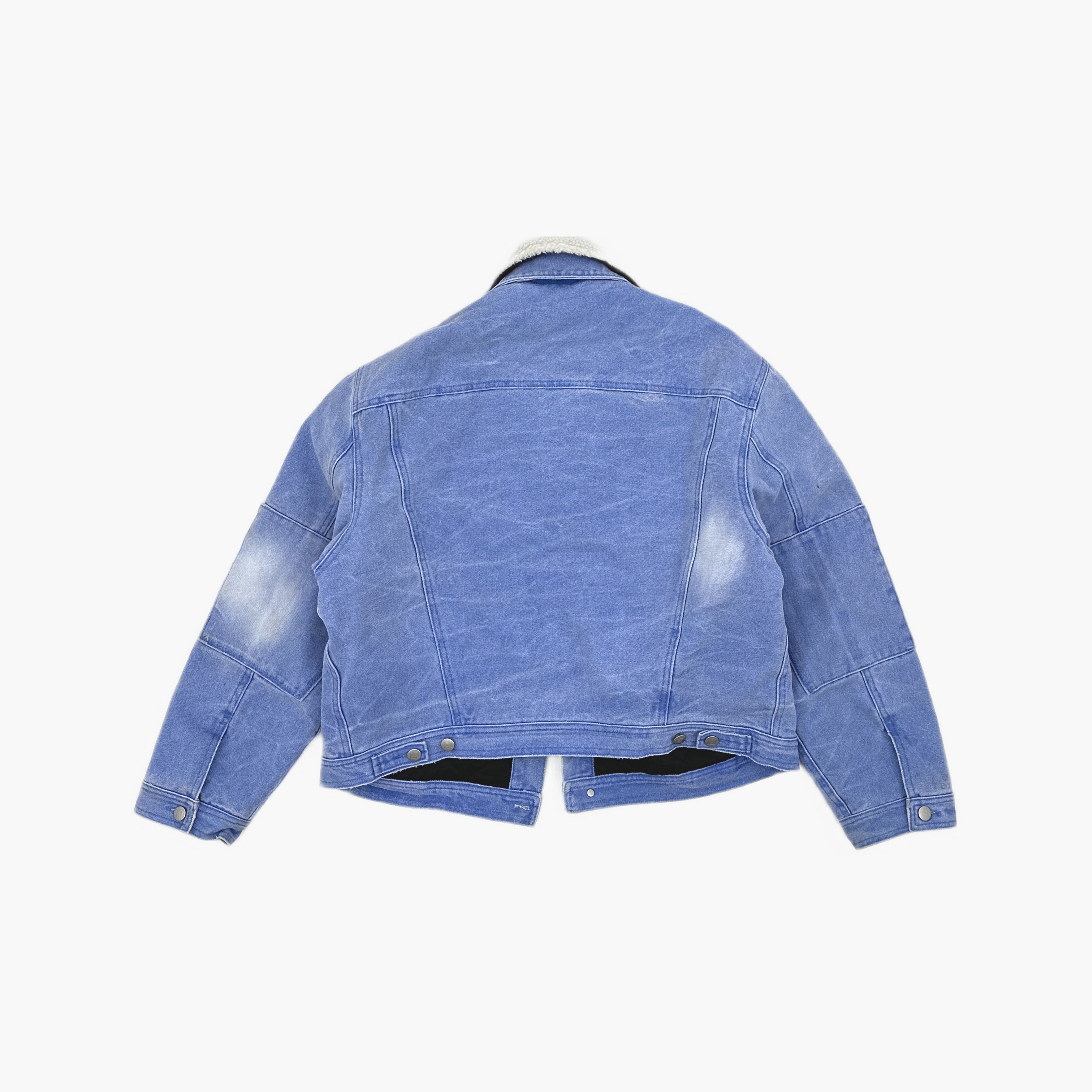 Acne Studios Acne Studios Face Patch Denim Jacket Size L Size US L / EU 52-54 / 3 - 3 Thumbnail