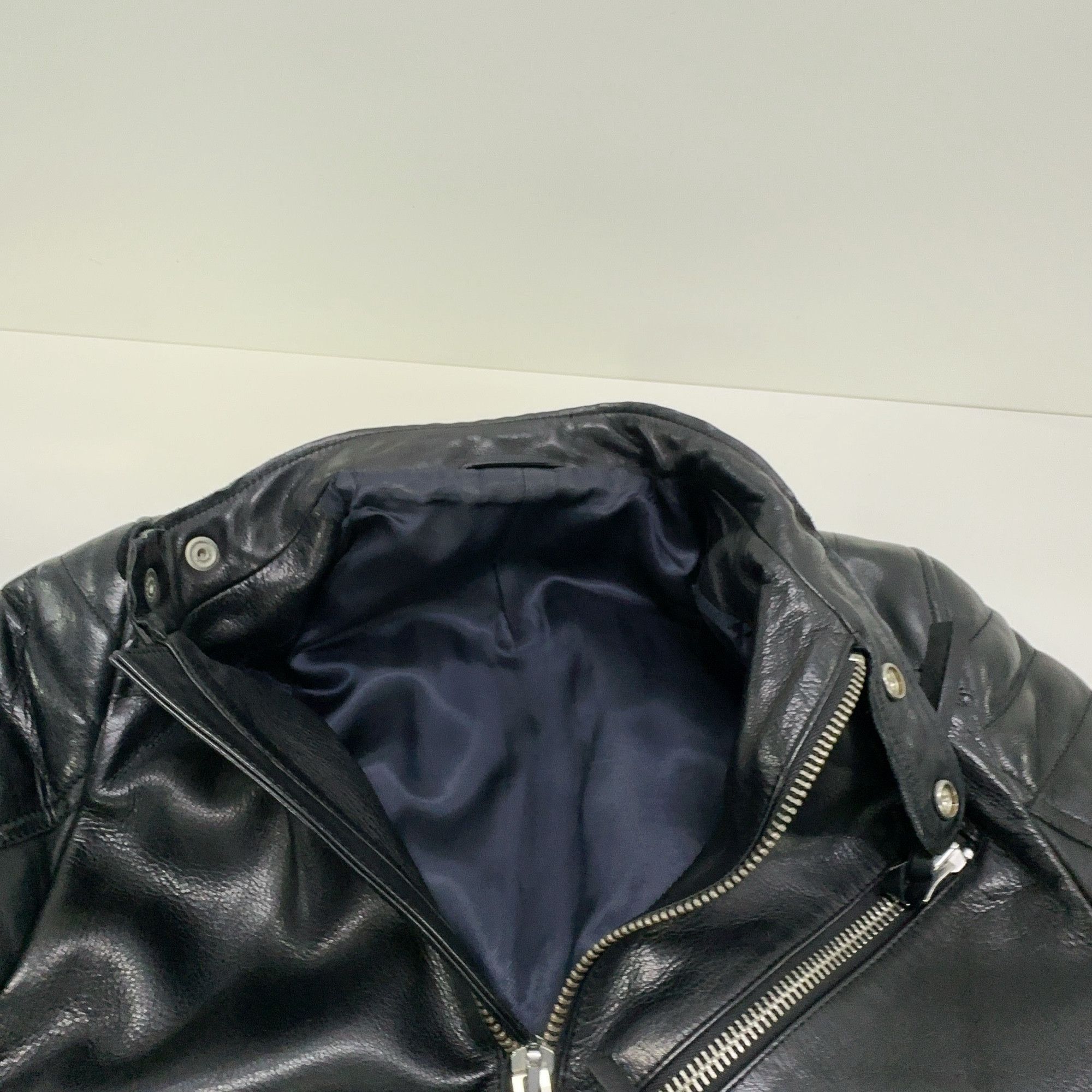 Acne Studios Acne Studios Oliver Calf Leather Jacket 46 Size US S / EU 44-46 / 1 - 14 Thumbnail