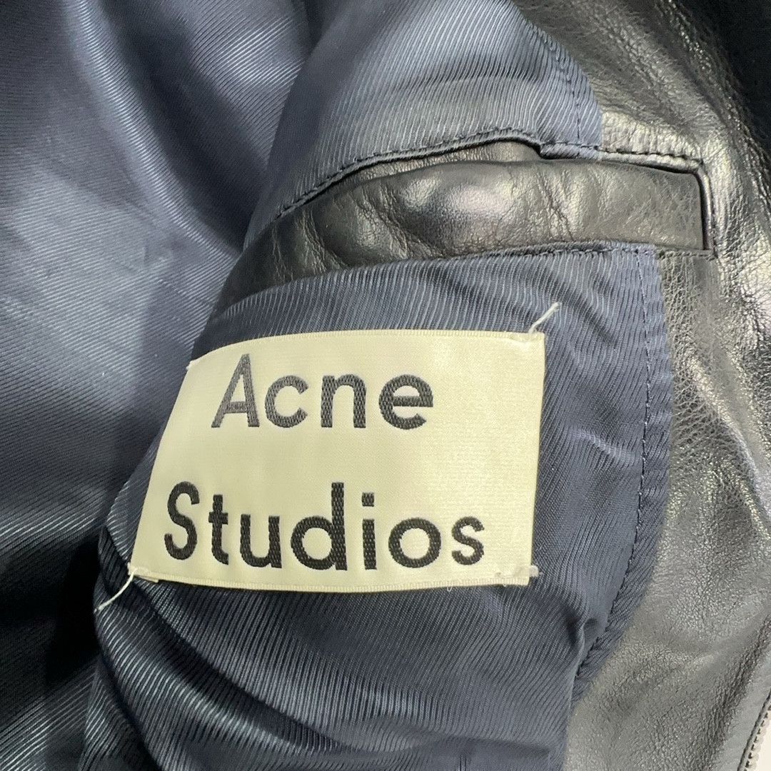 Acne Studios Acne Studios Oliver Calf Leather Jacket 46 Size US S / EU 44-46 / 1 - 4 Thumbnail