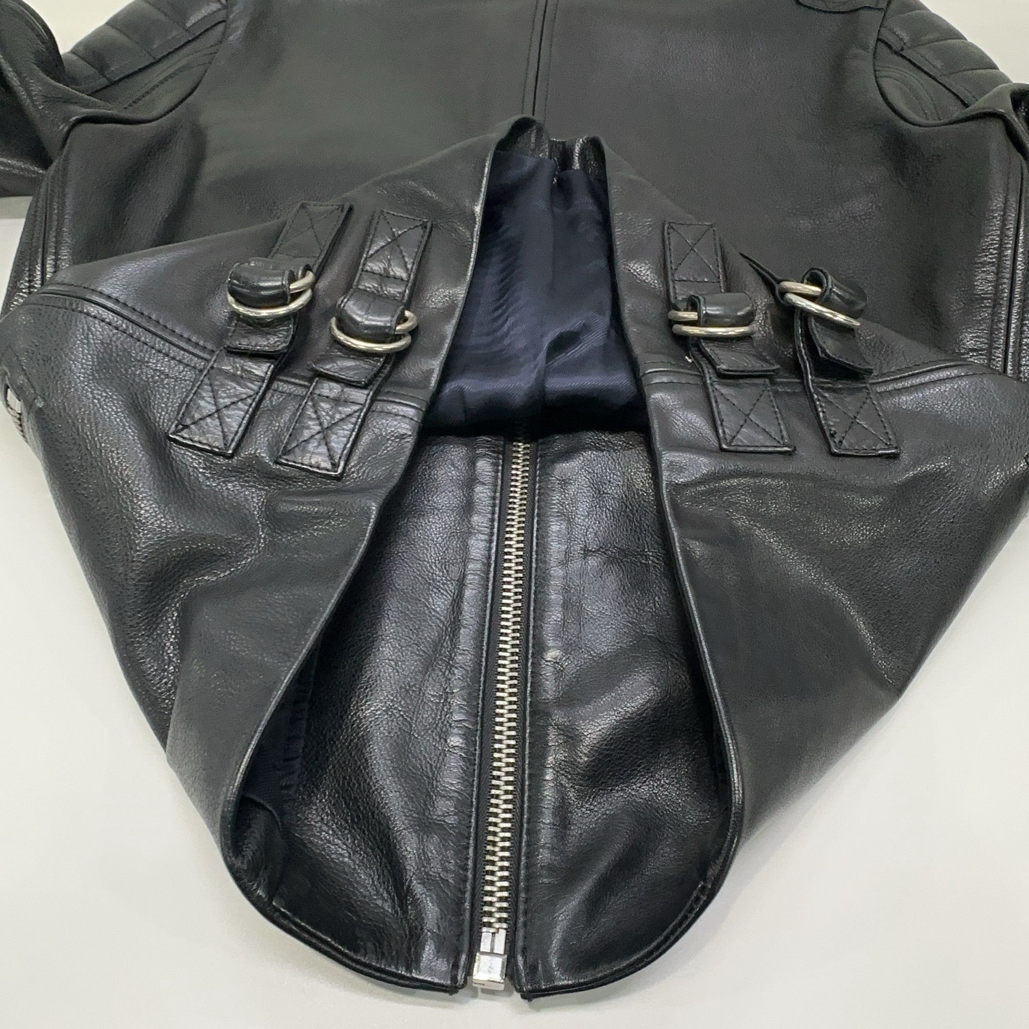 Acne Studios Acne Studios Oliver Calf Leather Jacket 46 Size US S / EU 44-46 / 1 - 13 Thumbnail