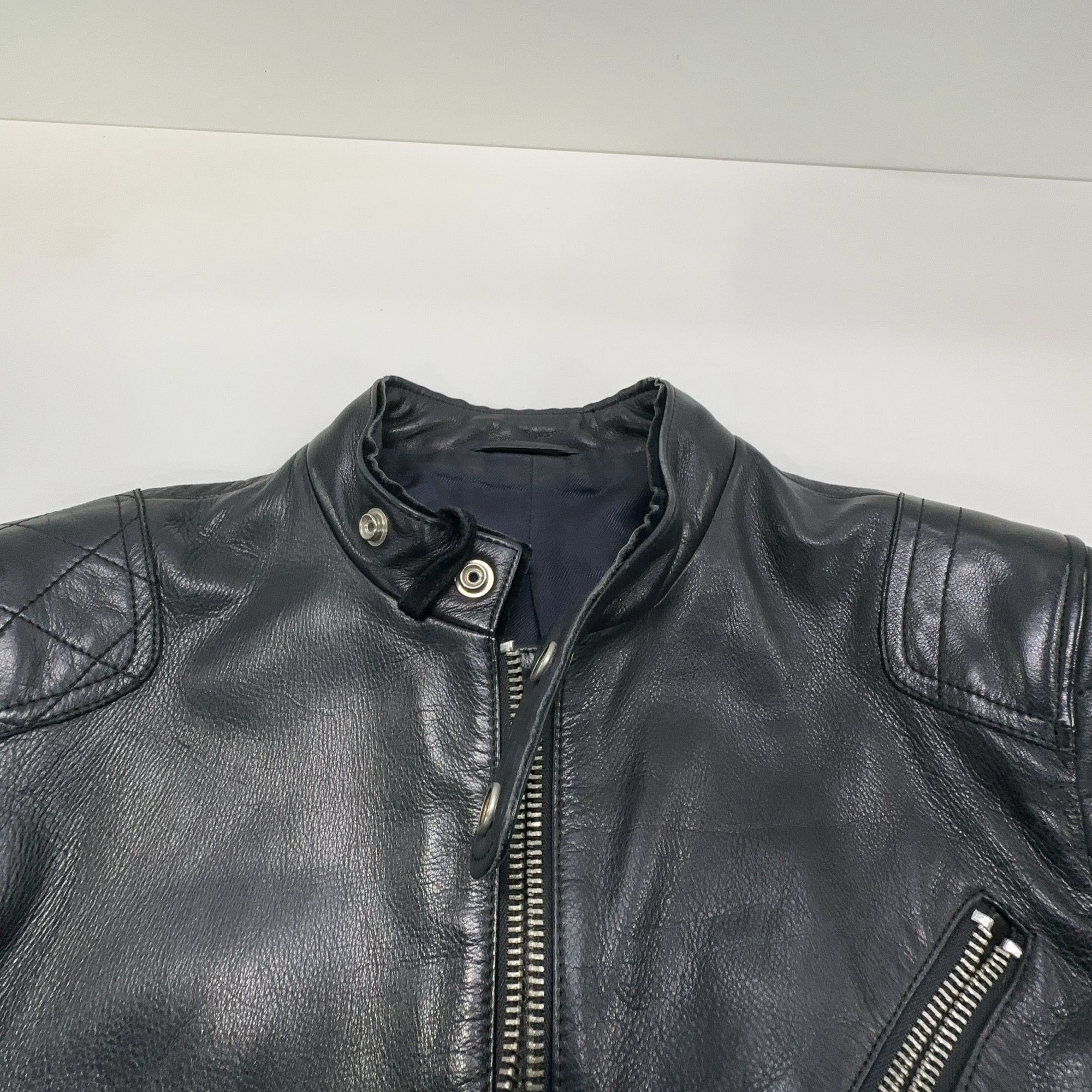 Acne Studios Acne Studios Oliver Calf Leather Jacket 46 Size US S / EU 44-46 / 1 - 6 Thumbnail