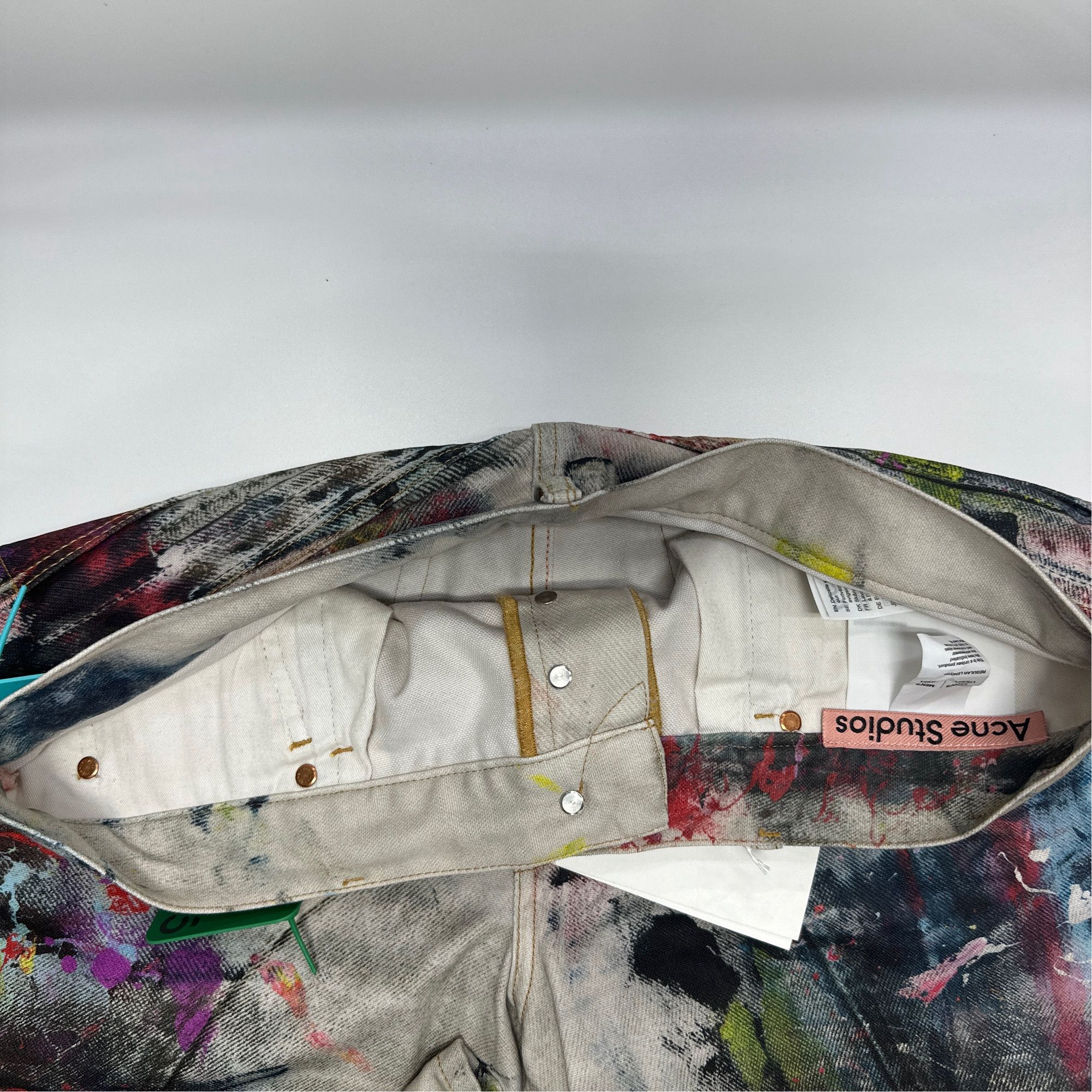Acne Studios Acne Studios Graffiti Print 1981 Denim Jeans XXL Size US 38 / EU 54 - 7 Thumbnail