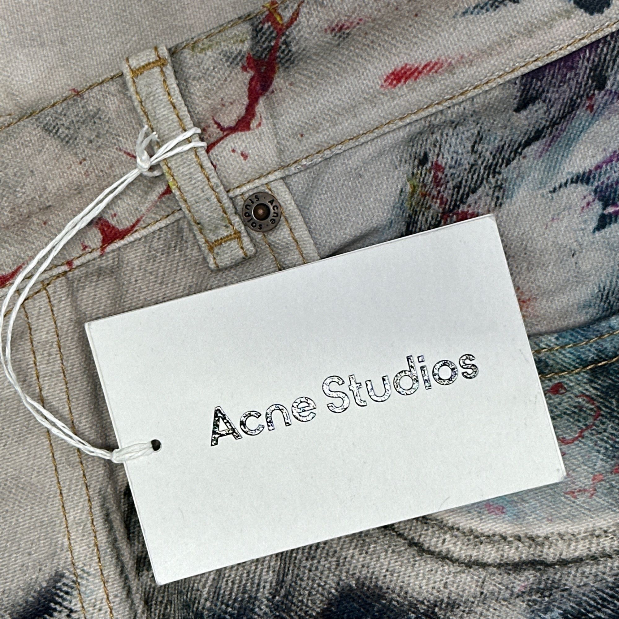 Acne Studios Acne Studios Graffiti Print 1981 Denim Jeans XXL Size US 38 / EU 54 - 3 Thumbnail