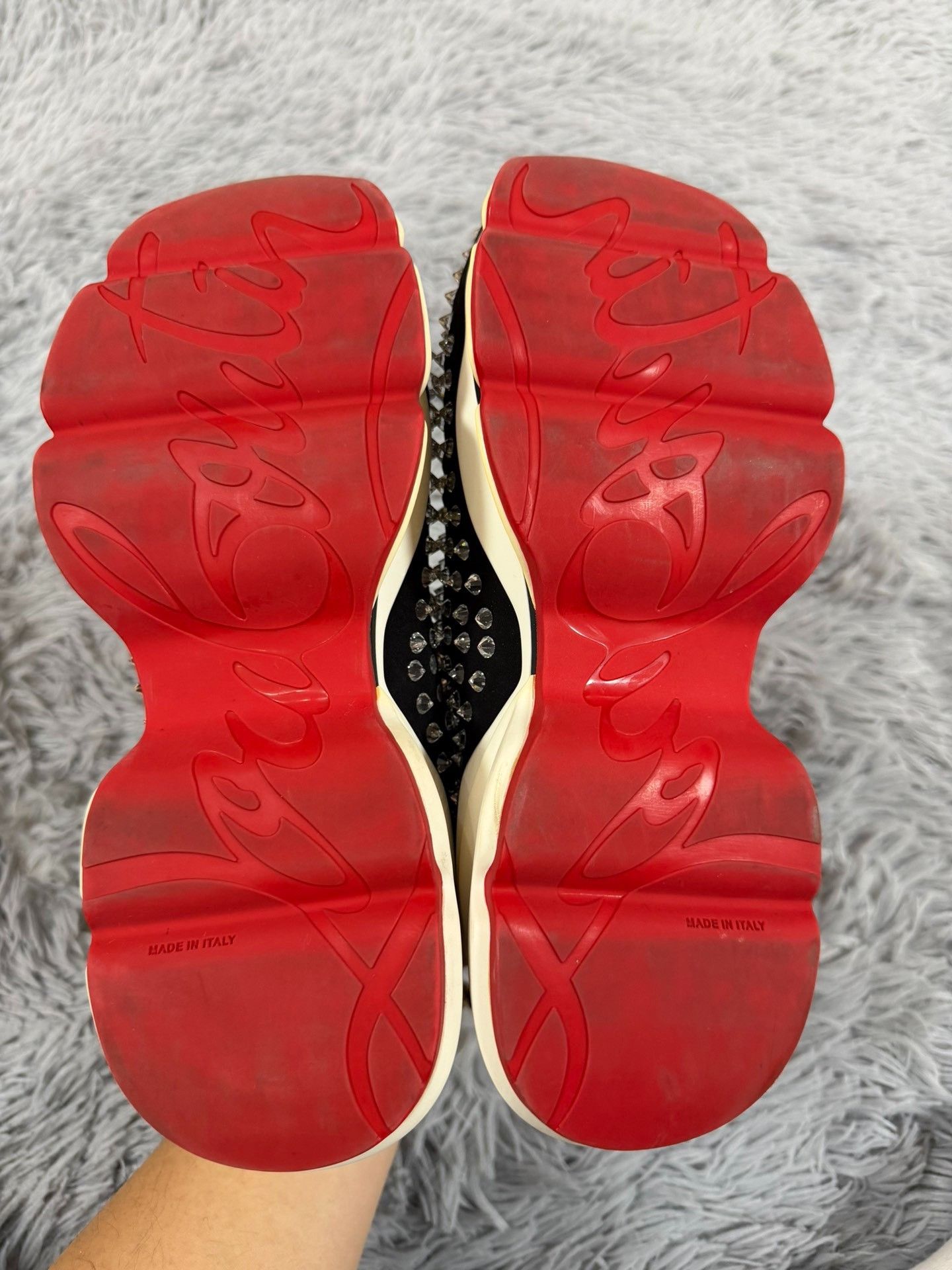 Christian Louboutin Christian Louboutin Casual Black Lowtop Sneakers Women Size US 9.5 / IT 39.5 - 5 Thumbnail