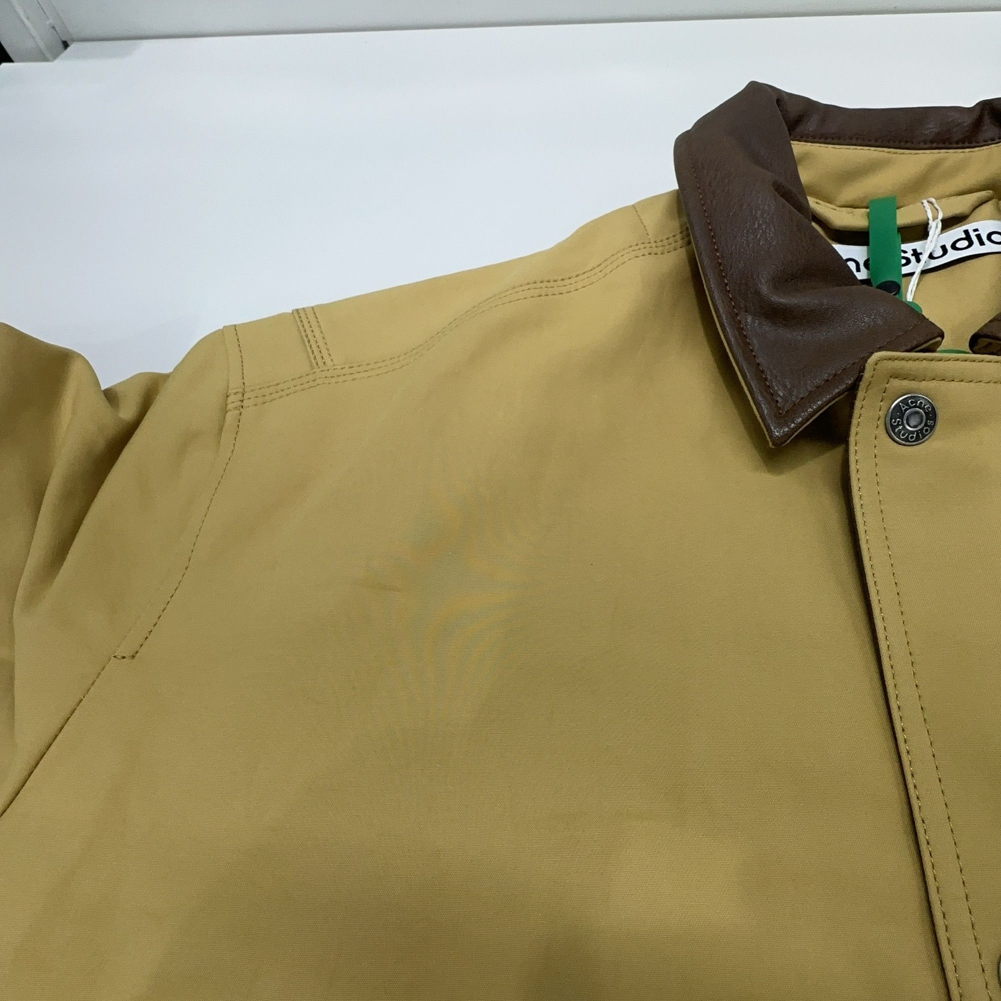 Acne Studios Acne Studios Leather Trim Barn Jacket 46 Size US S / EU 44-46 / 1 - 7 Thumbnail