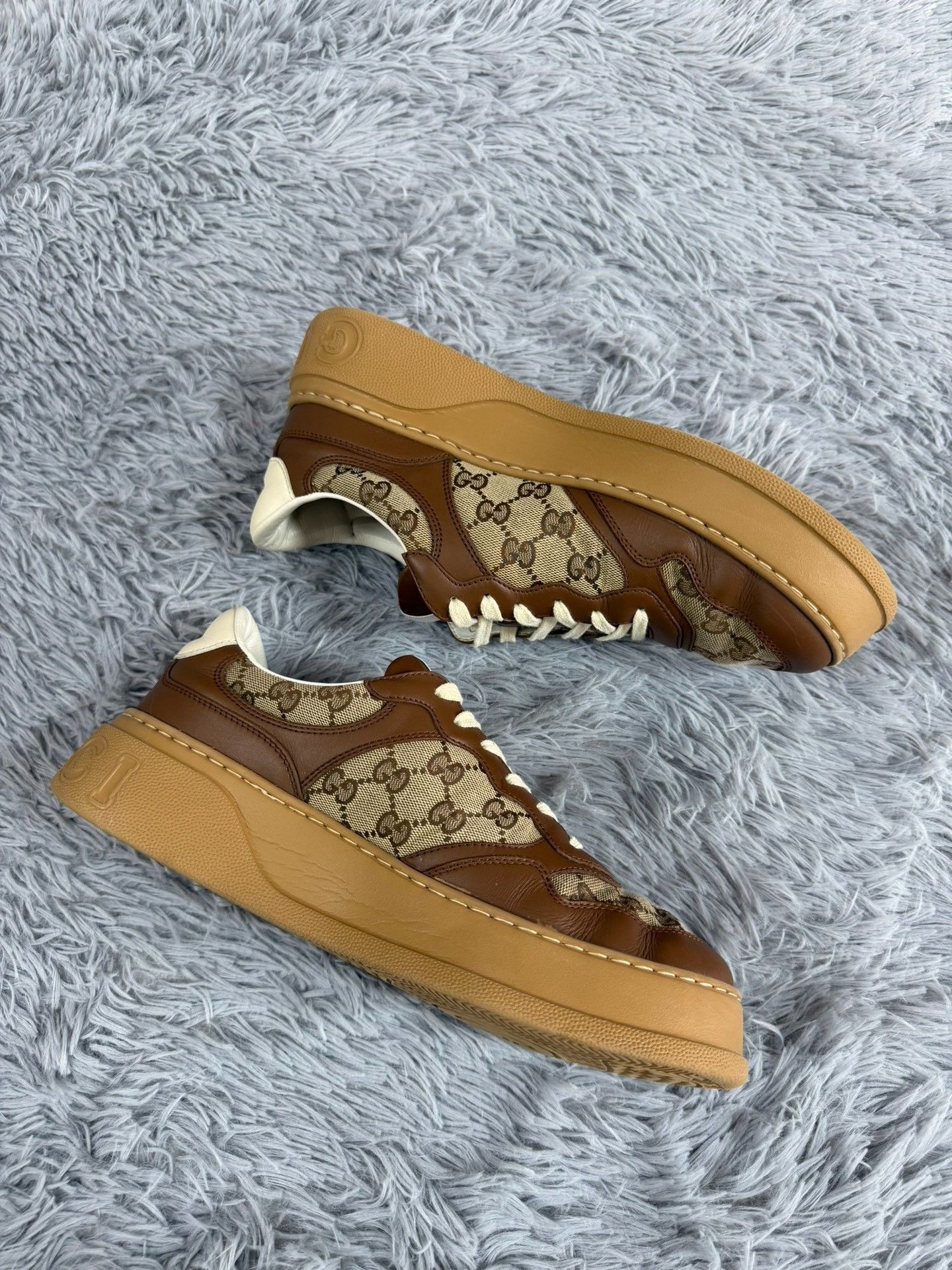 Gucci Gucci Brown Lowtop Sneakers 10 Men Size US 10 / EU 43 - 3 Thumbnail