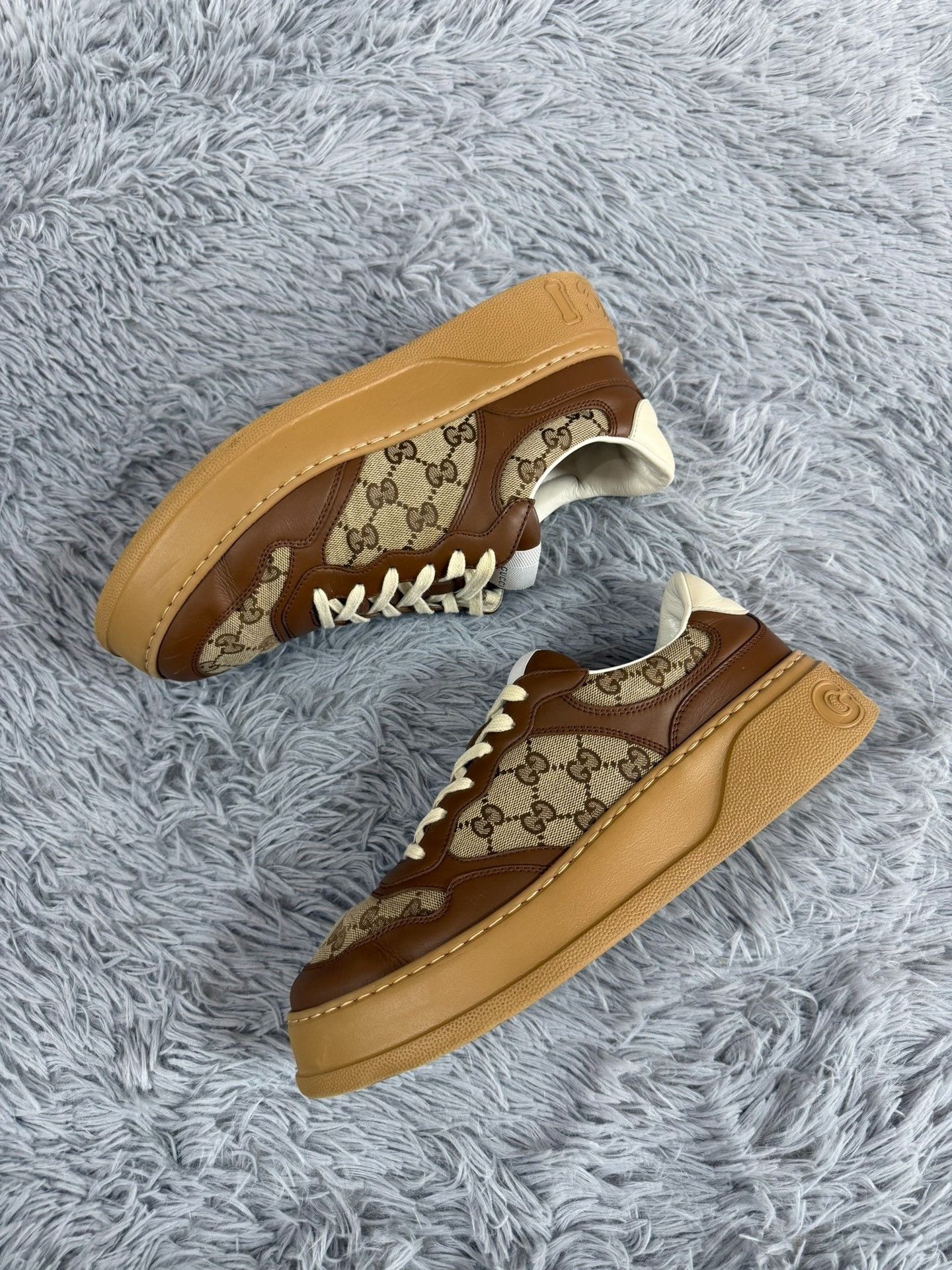 Gucci Gucci Brown Lowtop Sneakers 10 Men Size US 10 / EU 43 - 2 Thumbnail