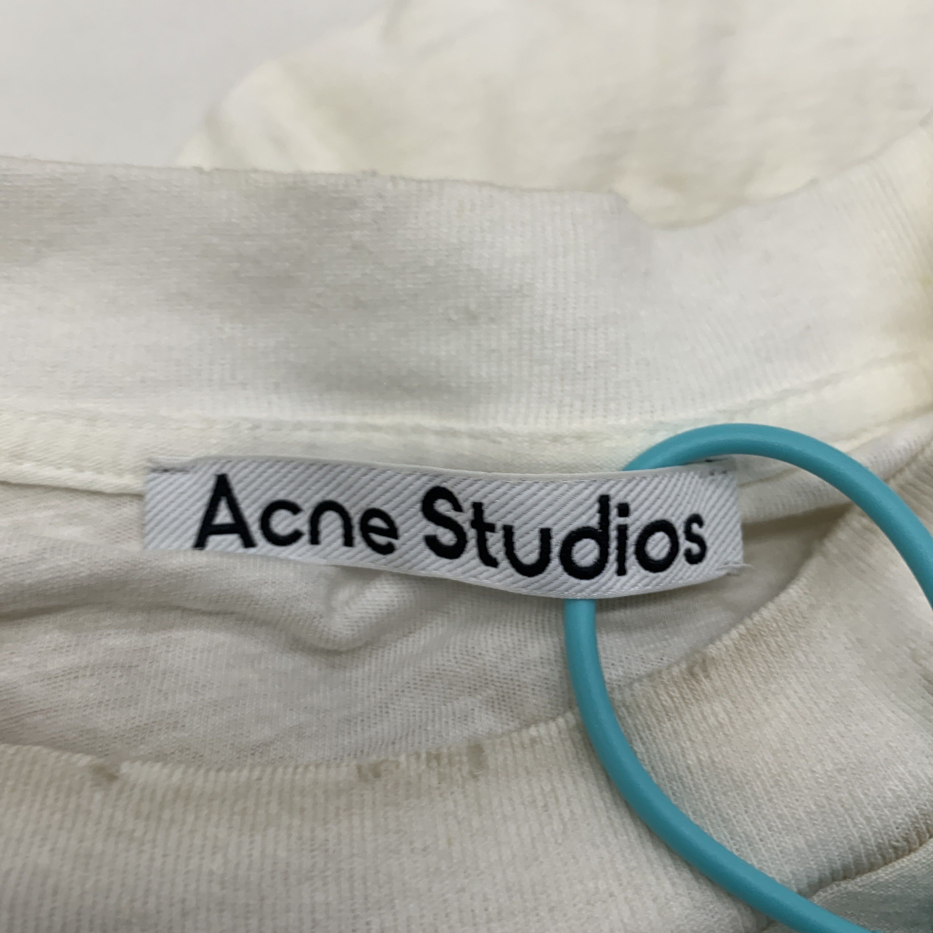 Acne Studios Acne Studios Stockholm 1996 Sprayed Logo T-Shirt XS Size US XS / EU 42 / 0 - 3 Thumbnail