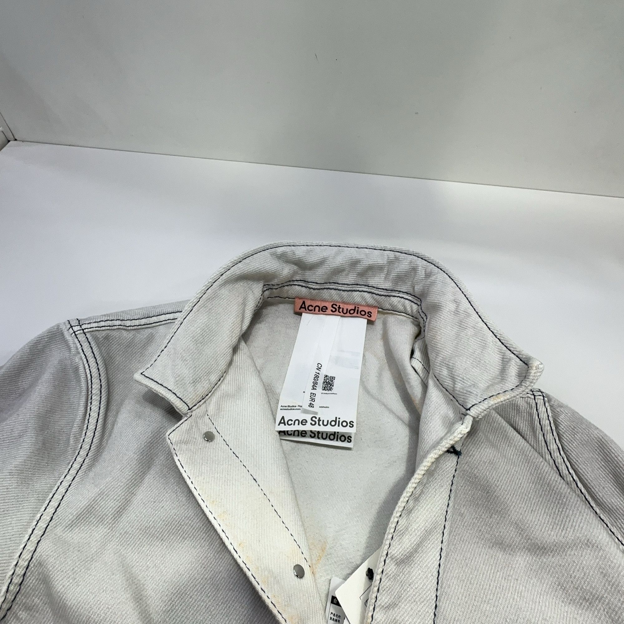 Acne Studios Acne Studios Bow Embroidered Denim Jacket 48 Size US M / EU 48-50 / 2 - 9 Thumbnail