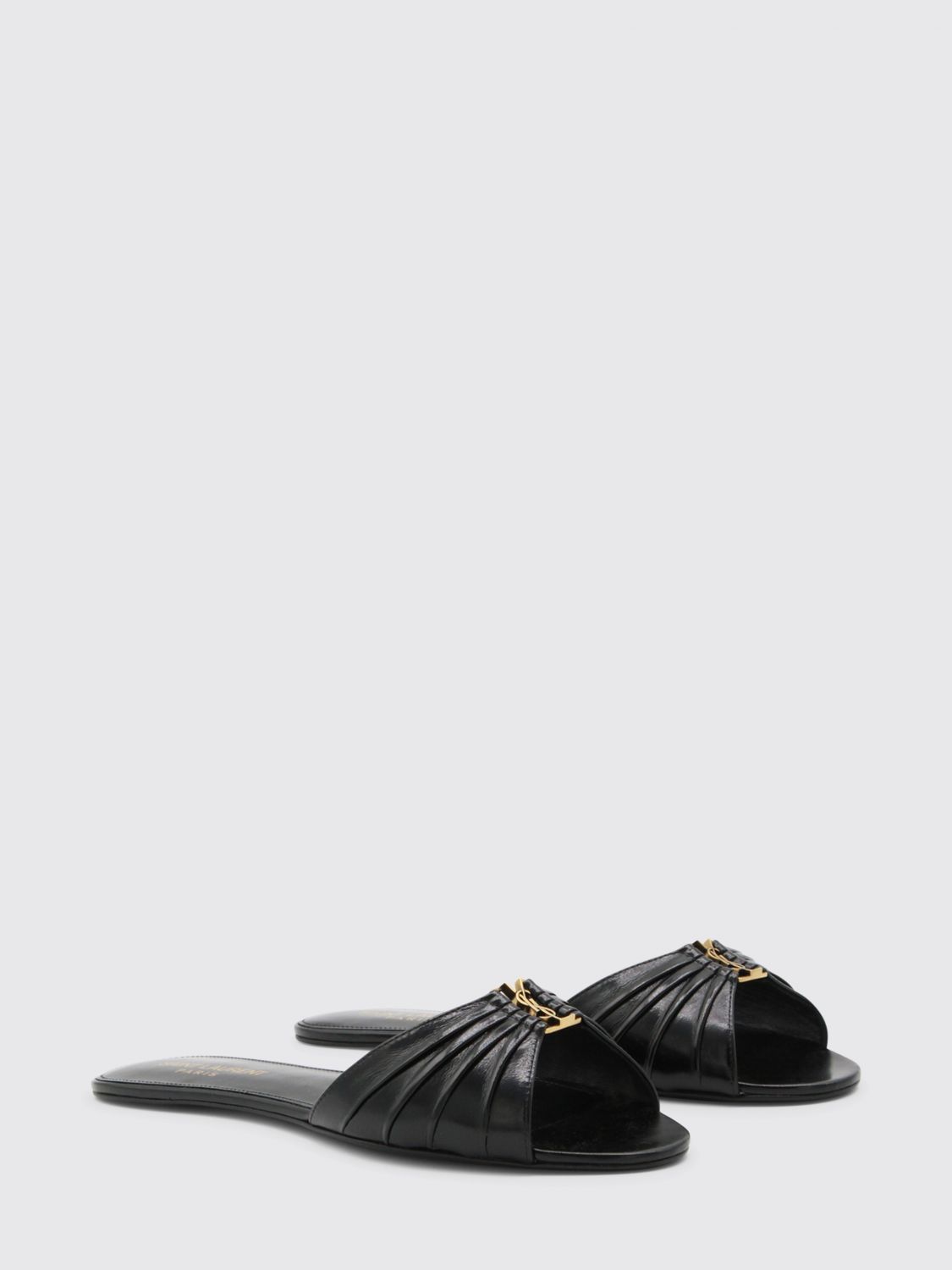 Saint Laurent Paris Saint Laurent Heeled Sandal Woman Black Size US 7 / IT 37 - 2 Thumbnail