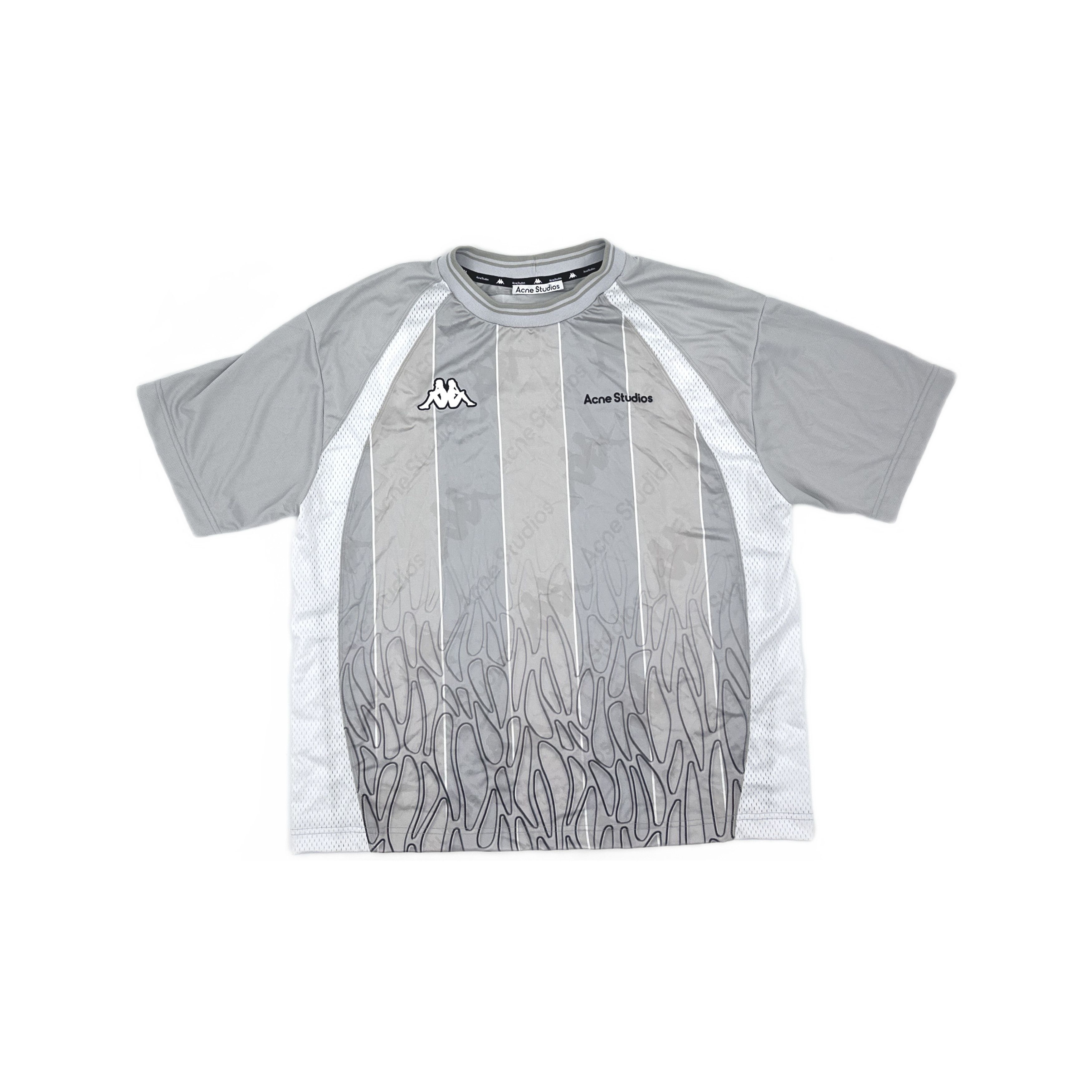 Acne Studios Acne Studios x Kappa Logo Mesh Jersey T-Shirt Size M Size US M / EU 48-50 / 2 - 2 Thumbnail