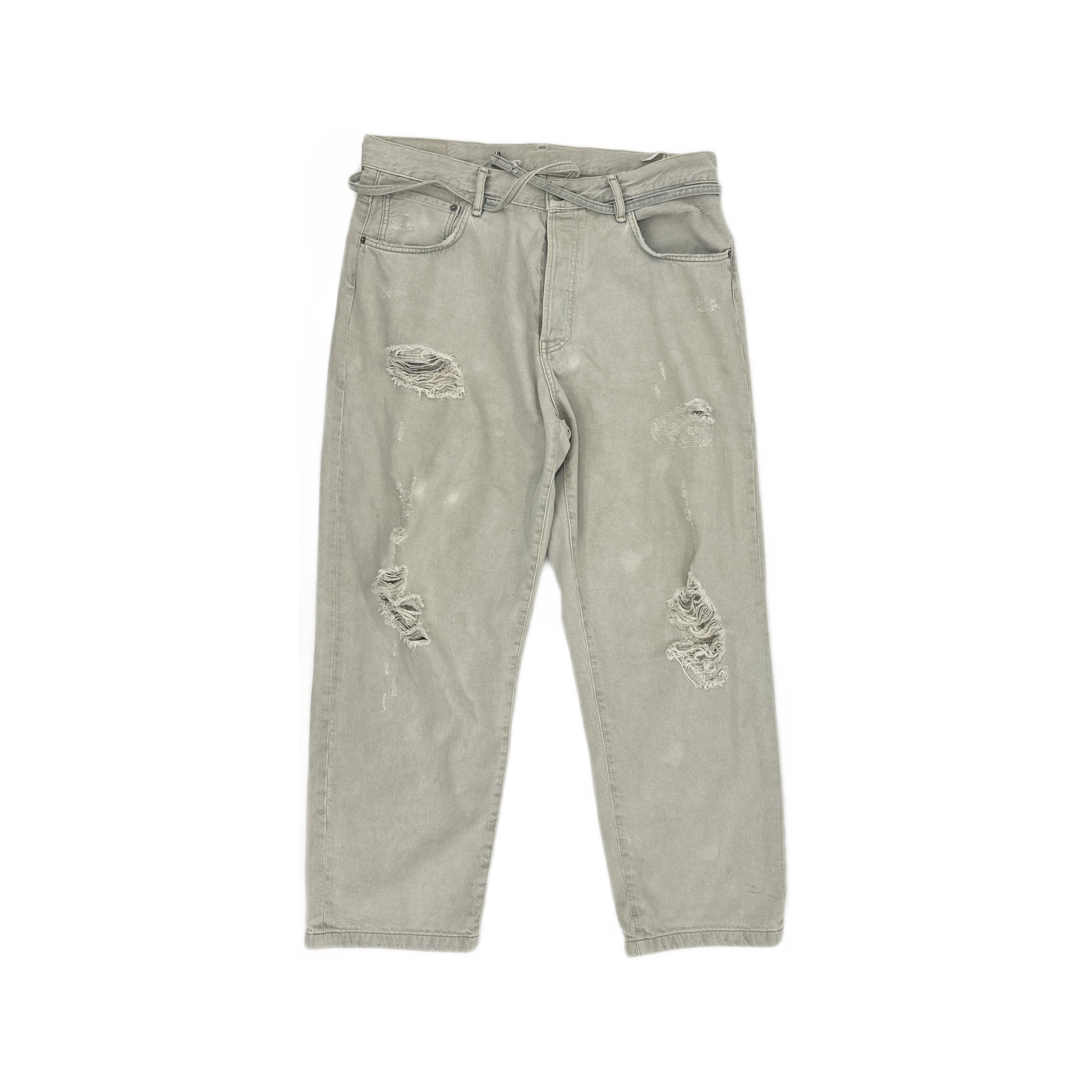 Acne Studios Acne Studios Distressed 1991 Toj Straight Jeans 34 Size 25" / US 0 / IT 36 - 2 Thumbnail