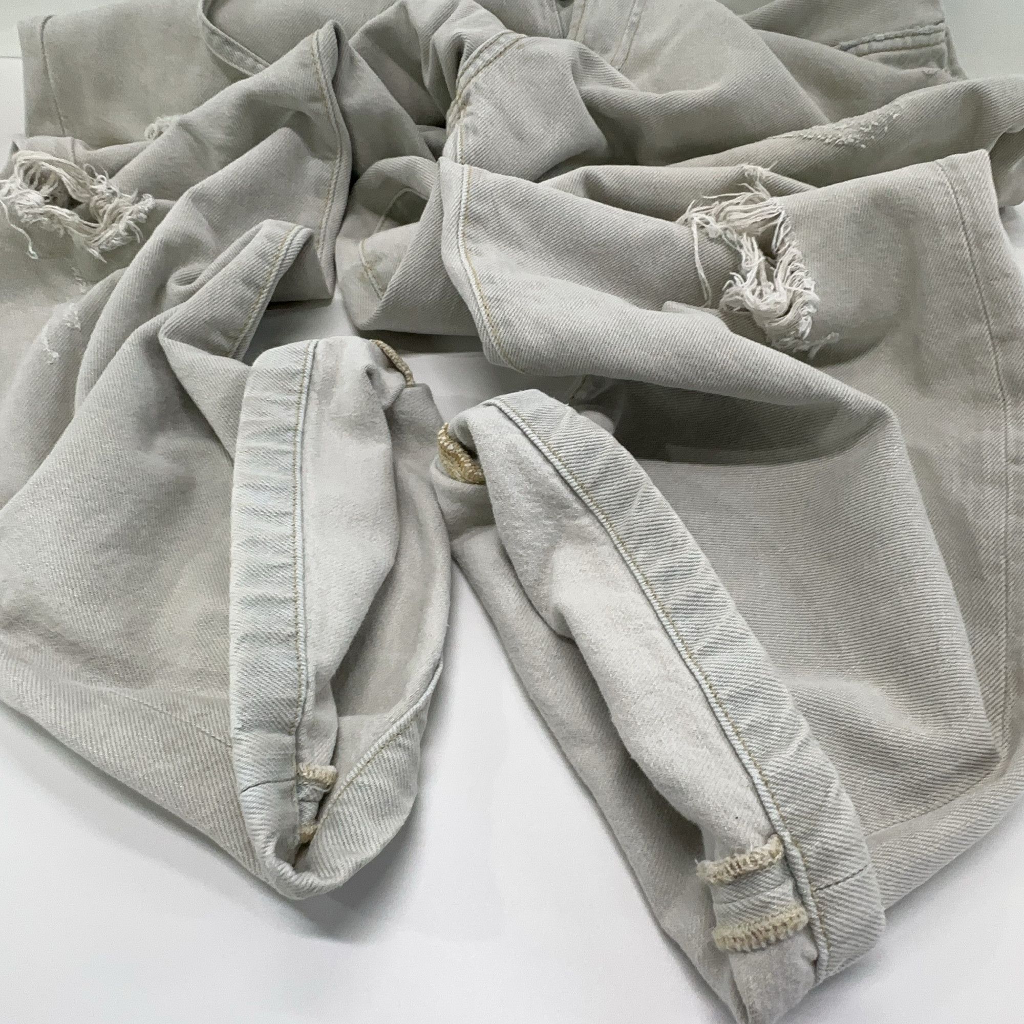 Acne Studios Acne Studios Distressed 1991 Toj Straight Jeans 34 Size 25" / US 0 / IT 36 - 8 Thumbnail