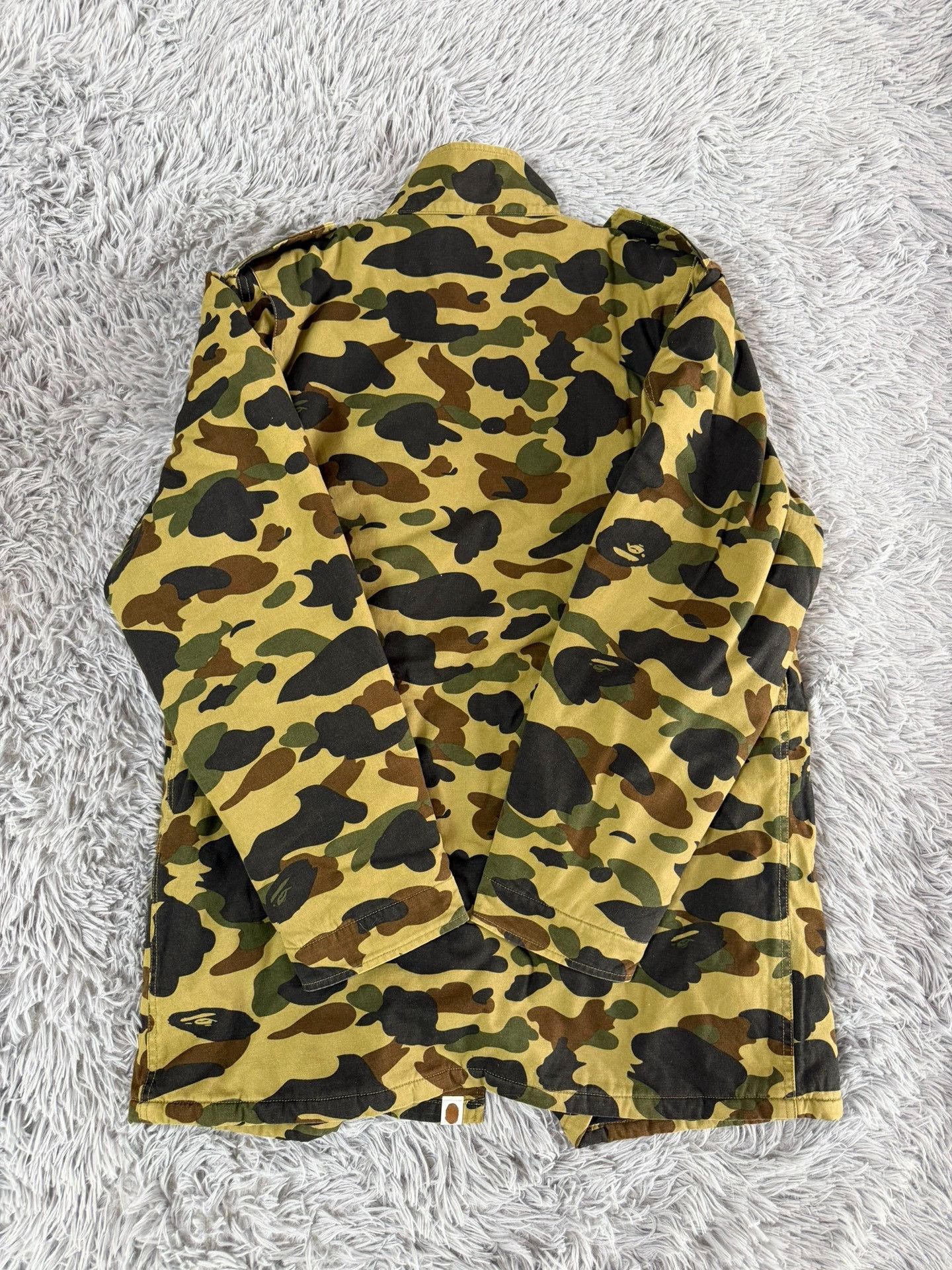 Bape Bape Camo Printed Yellow Light Jacket xl Men Size US XL / EU 56 / 4 - 2 Thumbnail