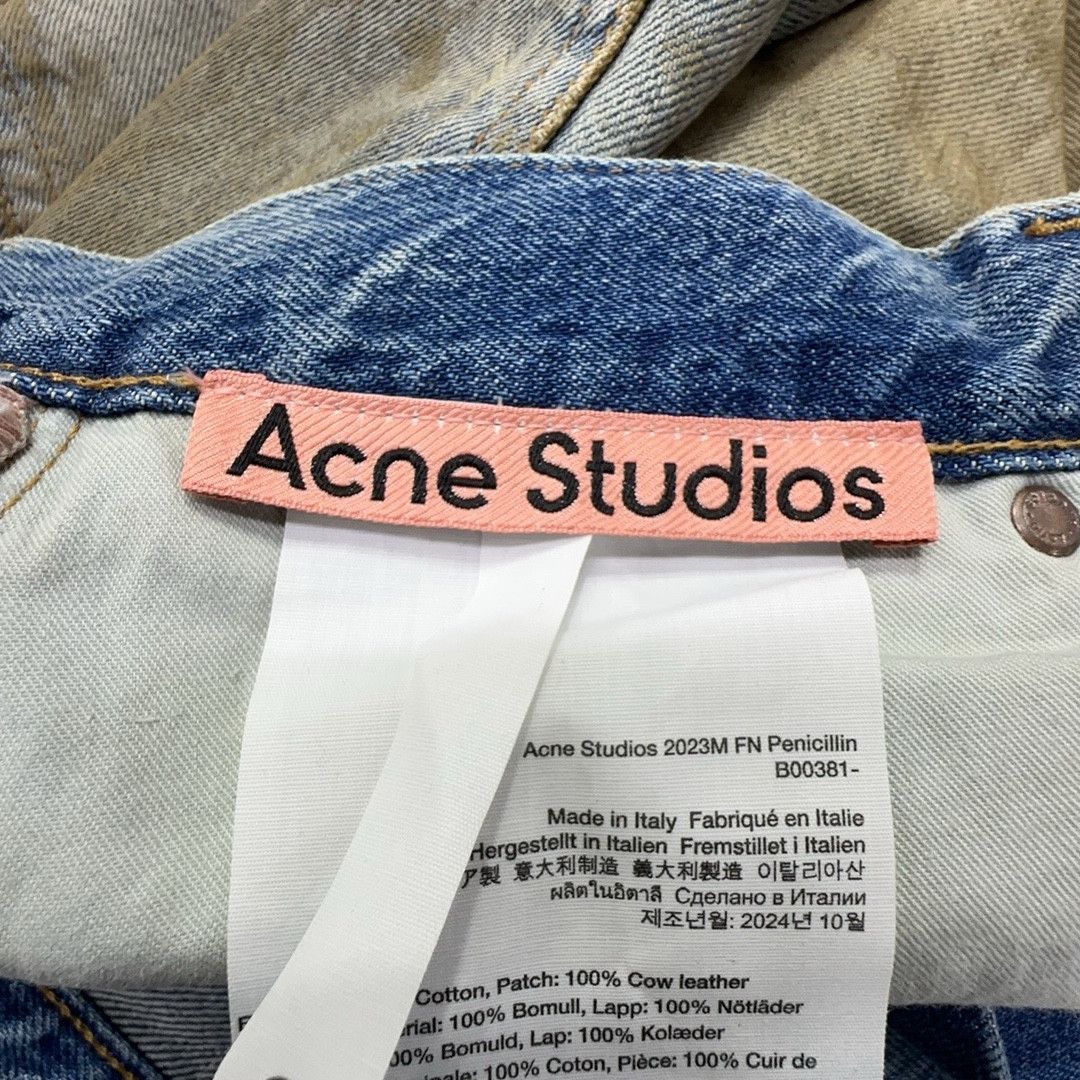Acne Studios Acne Studios Mud Dye Distressed Baggy Jeans 46 Size US 30 / EU 46 - 4 Thumbnail