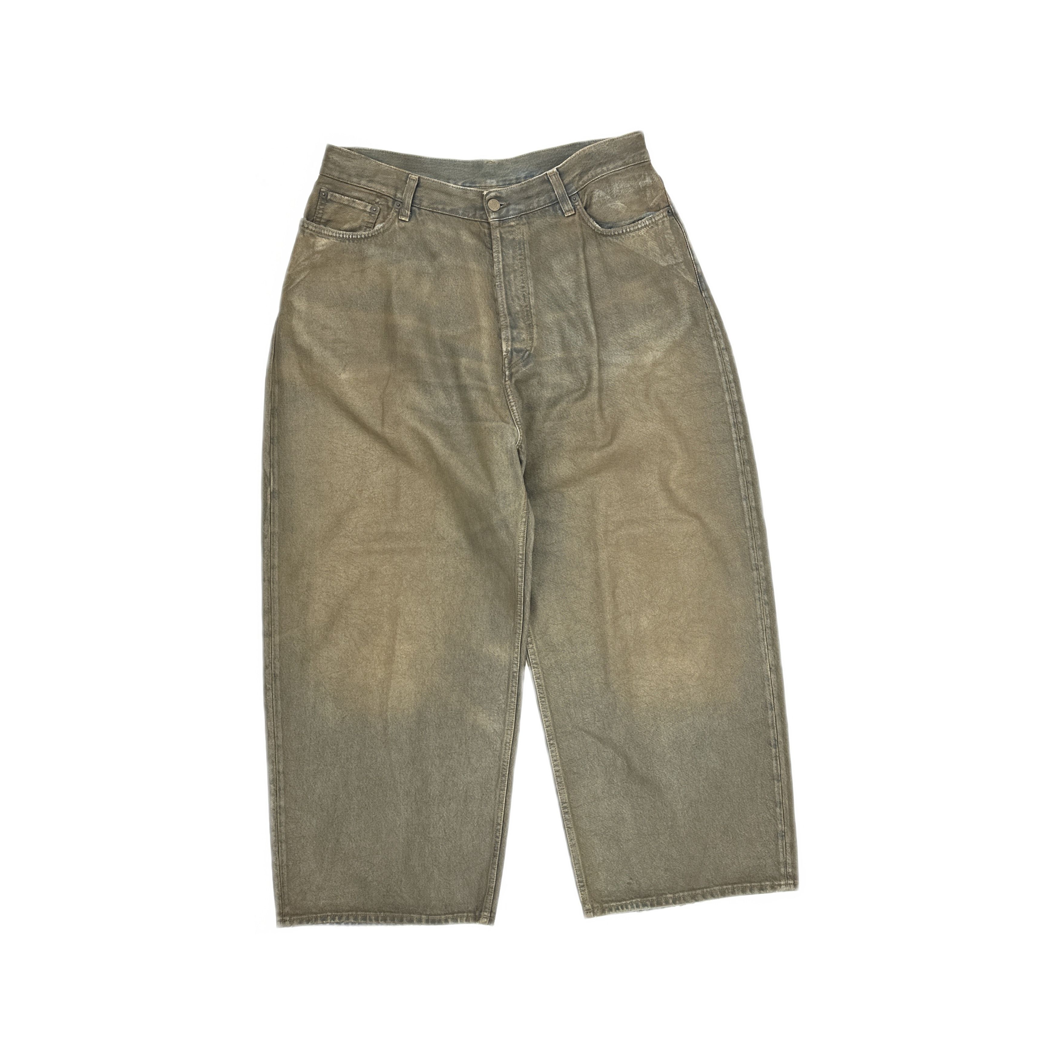Acne Studios Acne Studios Distressed Wide Leg Jeans 32/30 Size US 30 / EU 46 - 2 Thumbnail