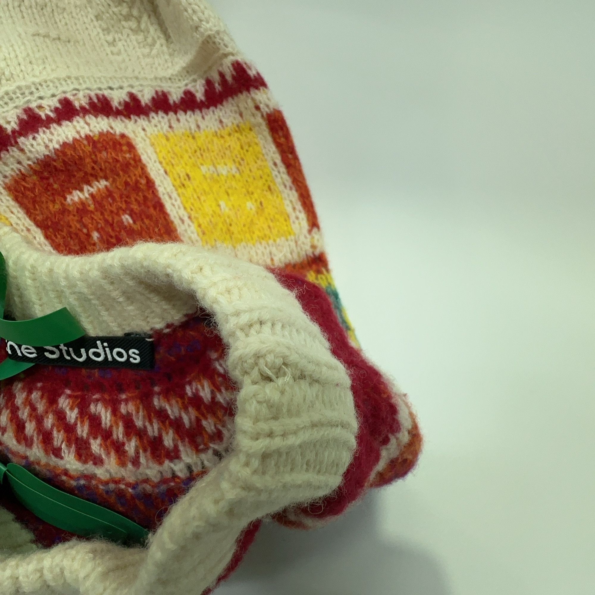 Acne Studios Acne Studios Geometric Fair Isle Wool Sweater Size L Size US L / EU 52-54 / 3 - 7 Thumbnail