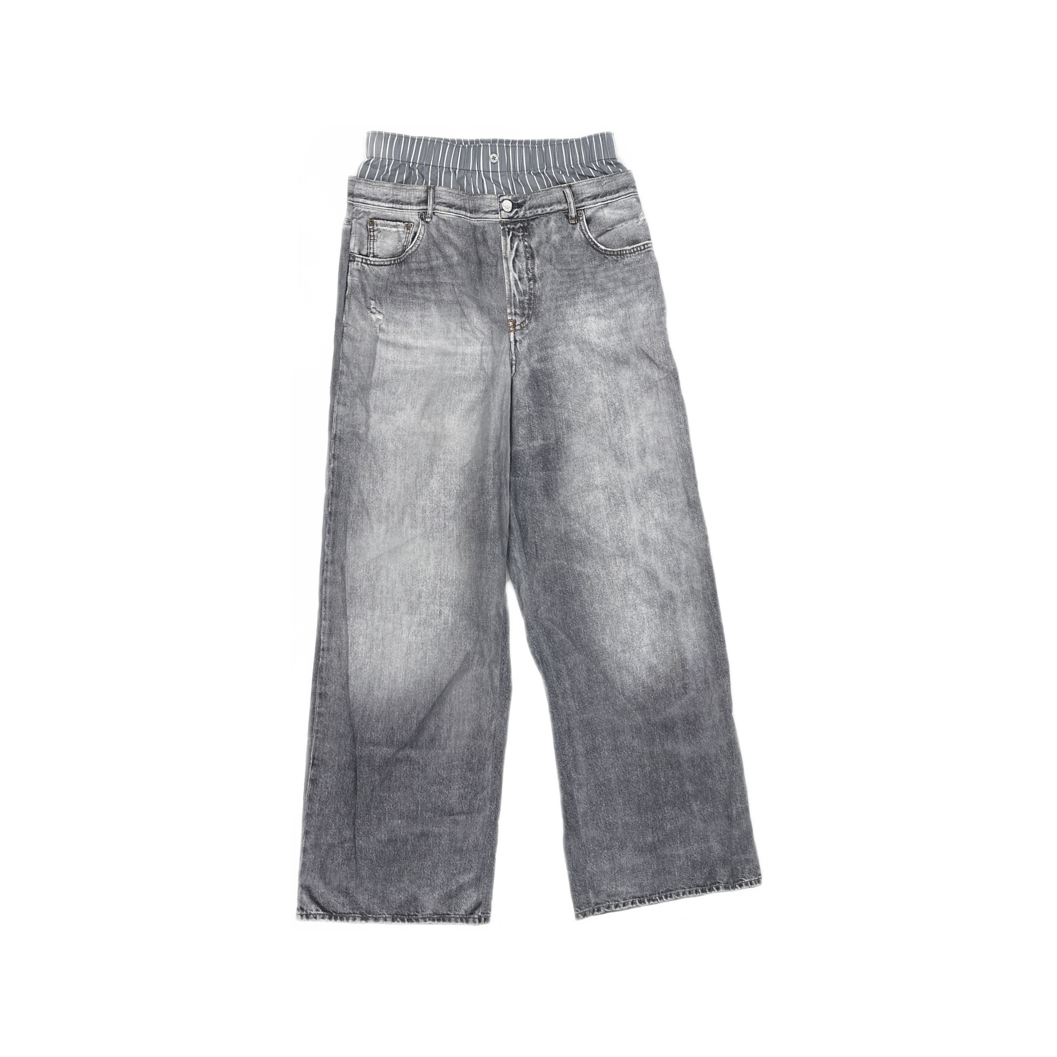 Acne Studios Acne Studios Trompe L'oeil Pinstripe Pants 32 Size 24" / US 00 / IT 34 - 2 Thumbnail