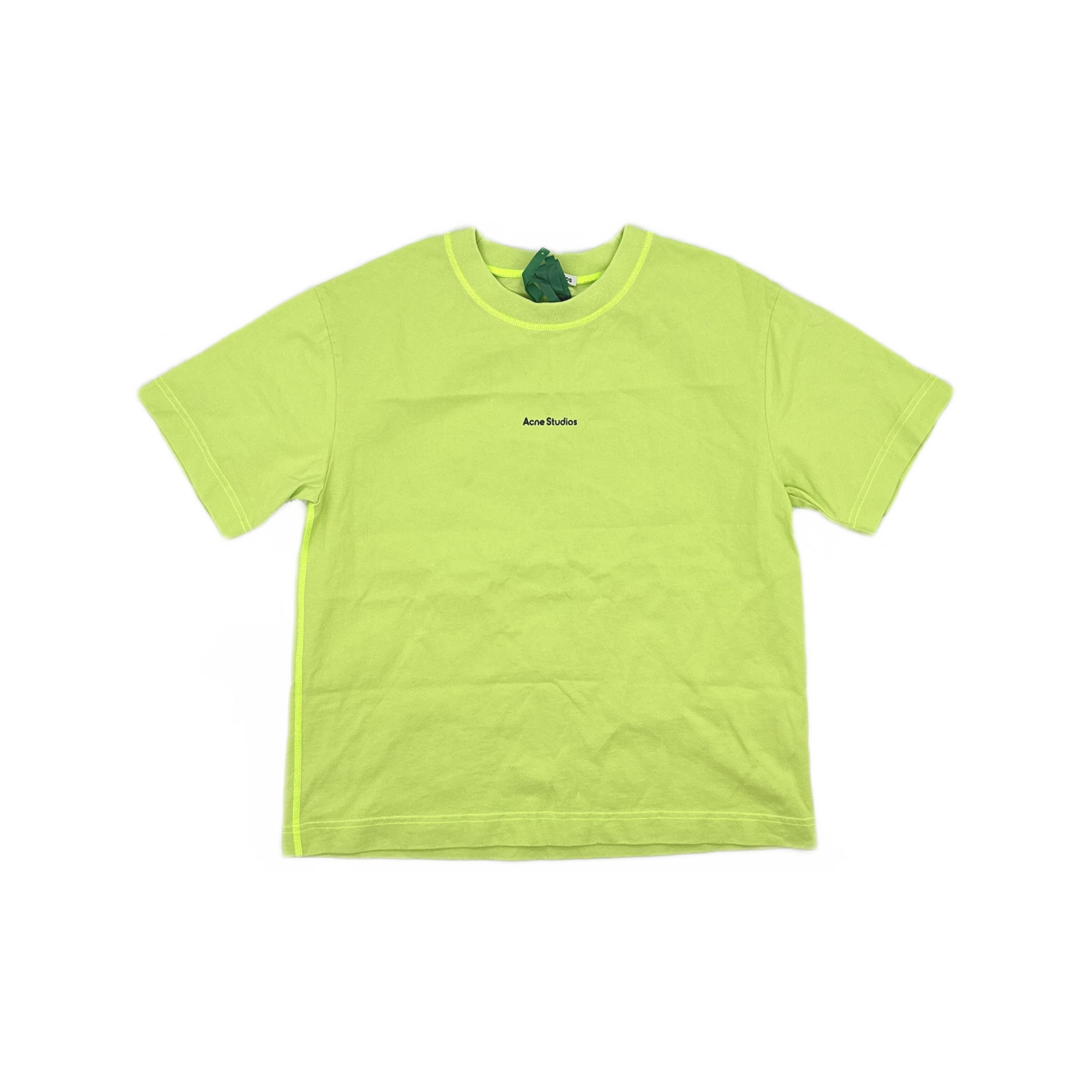 Acne Studios Acne Studios Neon Logo Print T-Shirt XS Size XS / US 0-2 / IT 36-38 - 2 Thumbnail