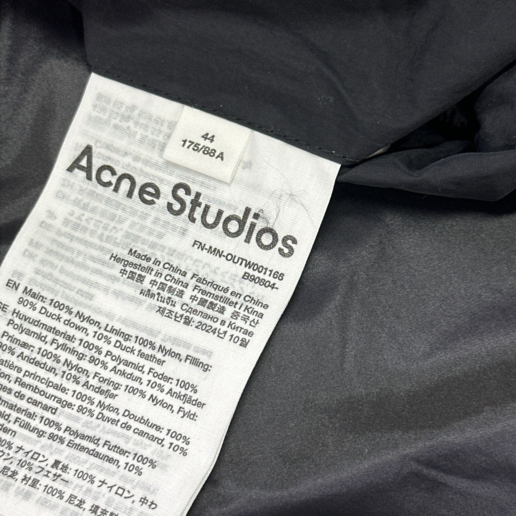Acne Studios Acne Studios Logo Print Quilted Down Vest US S Size US S / EU 44-46 / 1 - 5 Thumbnail