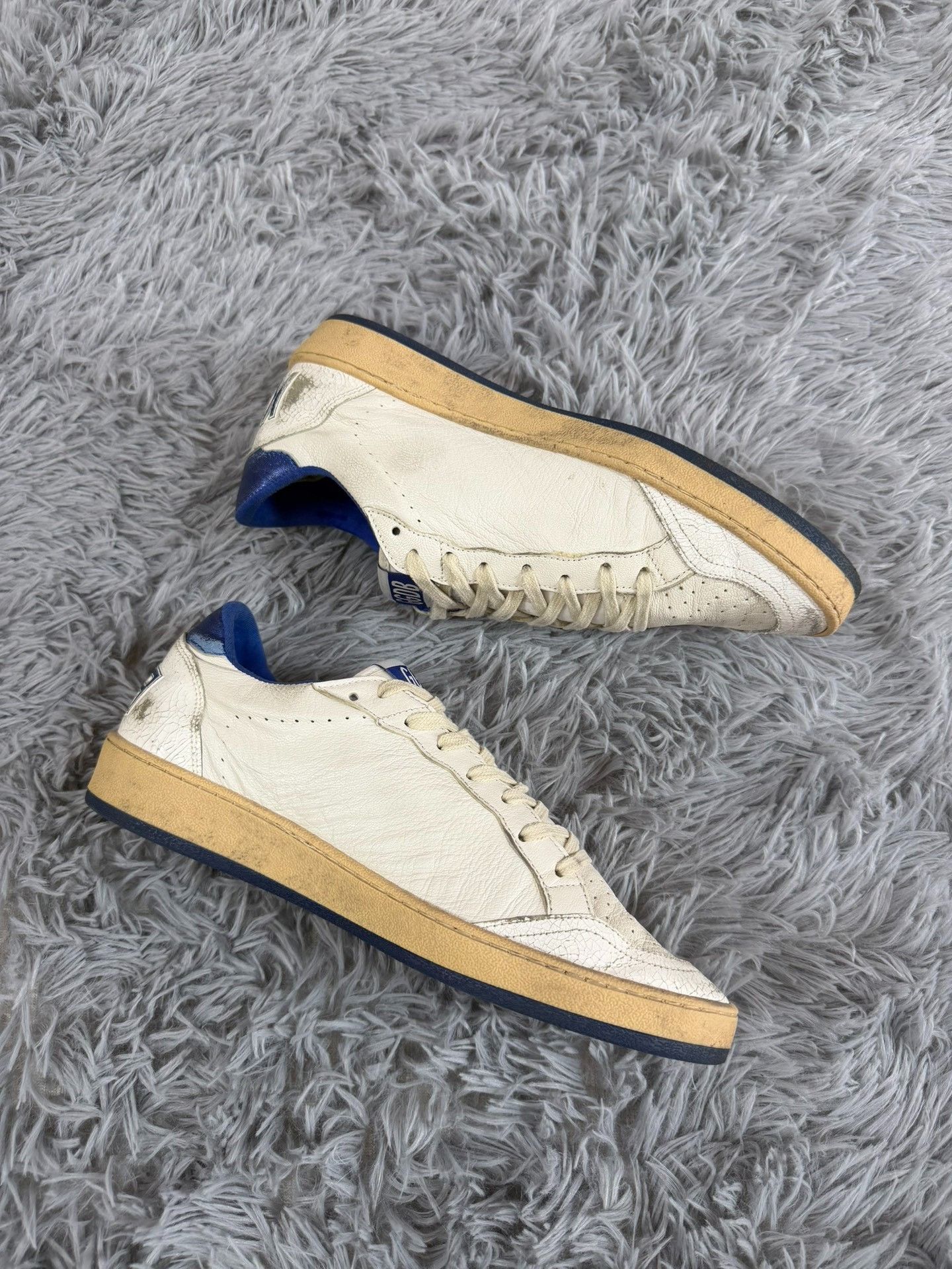 Golden Goose Golden Goose Distressed Blue Lowtop Sneakers 7 Men Size US 7 / EU 40 - 3 Thumbnail