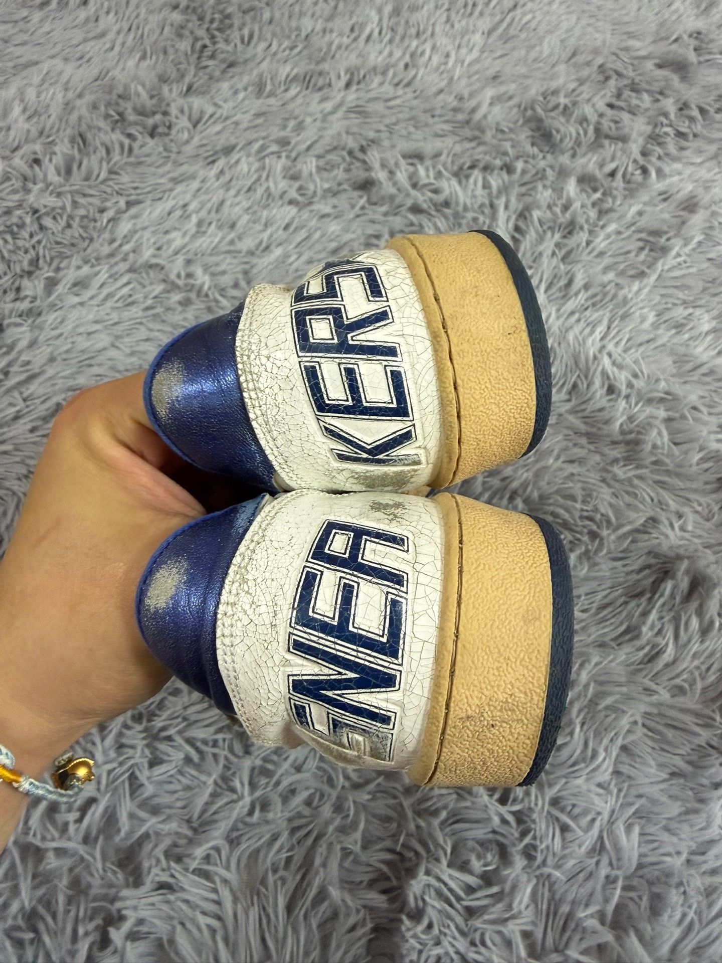 Golden Goose Golden Goose Distressed Blue Lowtop Sneakers 7 Men Size US 7 / EU 40 - 4 Thumbnail