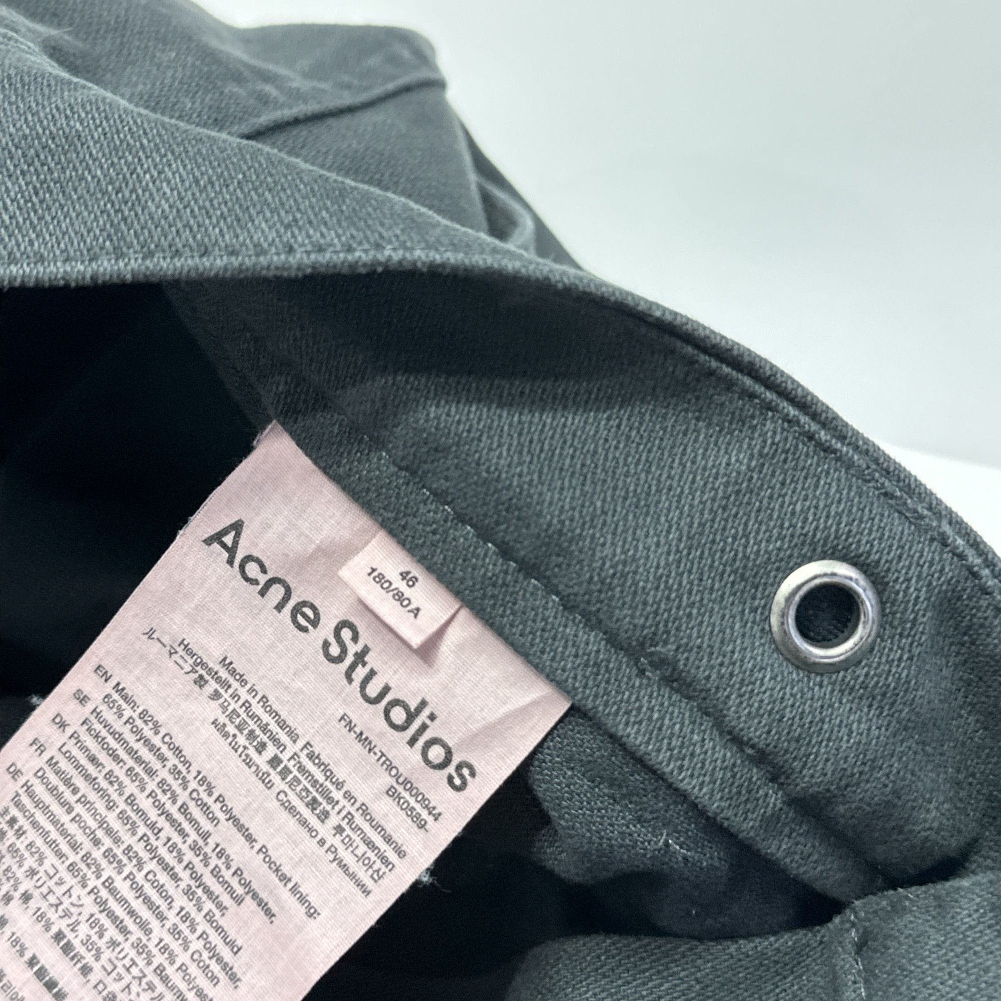 Acne Studios Acne Studios Gray Denim Jeans 46 Size US 30 / EU 46 - 5 Thumbnail