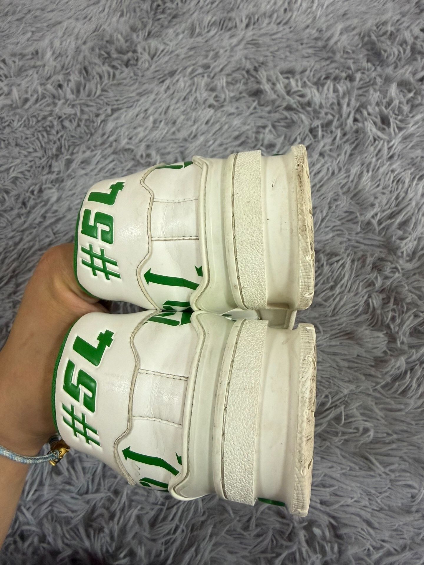 Louis Vuitton Louis Vuitton Training Green Lowtop Sneakers us_9 Women Size US 9 / IT 39 - 4 Thumbnail