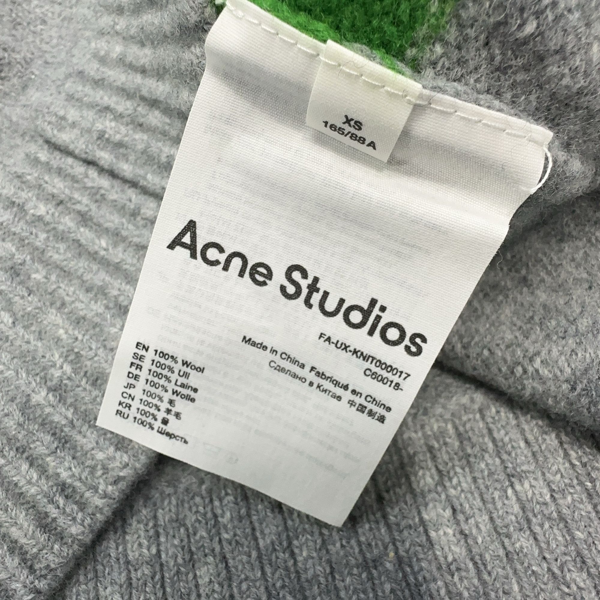 Acne Studios Acne Studios Striped Wool Cardigan XS Size US XS / EU 42 / 0 - 5 Thumbnail