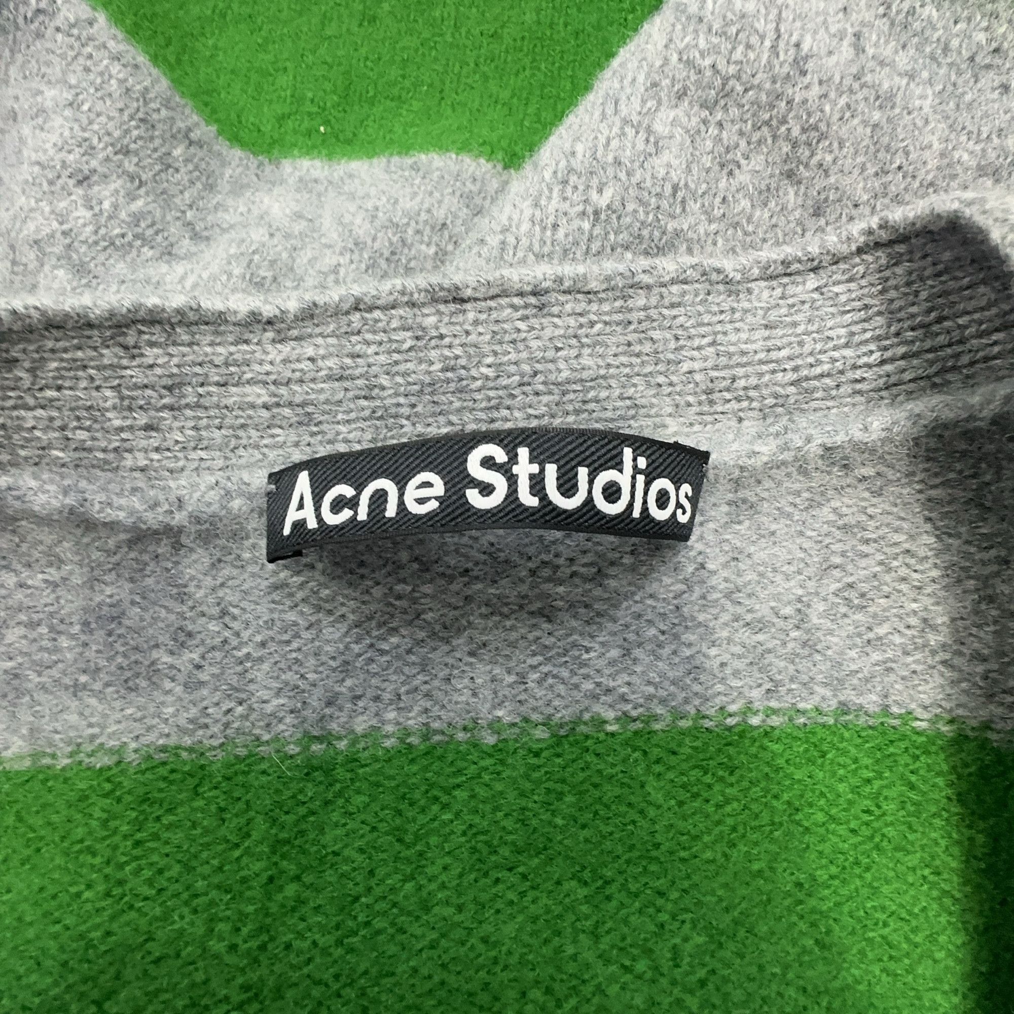 Acne Studios Acne Studios Striped Wool Cardigan XS Size US XS / EU 42 / 0 - 4 Thumbnail