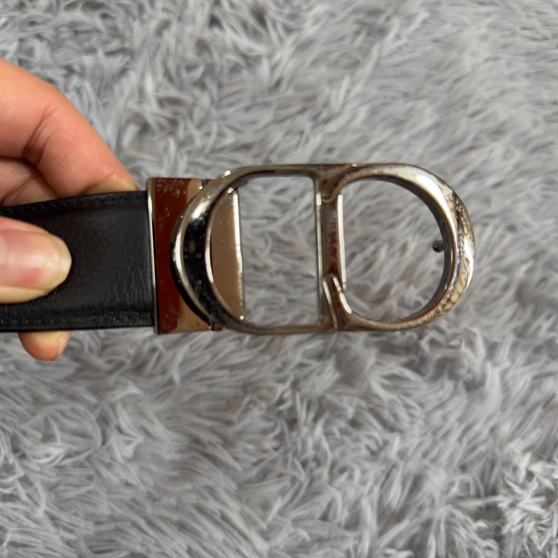 Dior Dior Silver Belt one size Men Size ONE SIZE - 3 Thumbnail