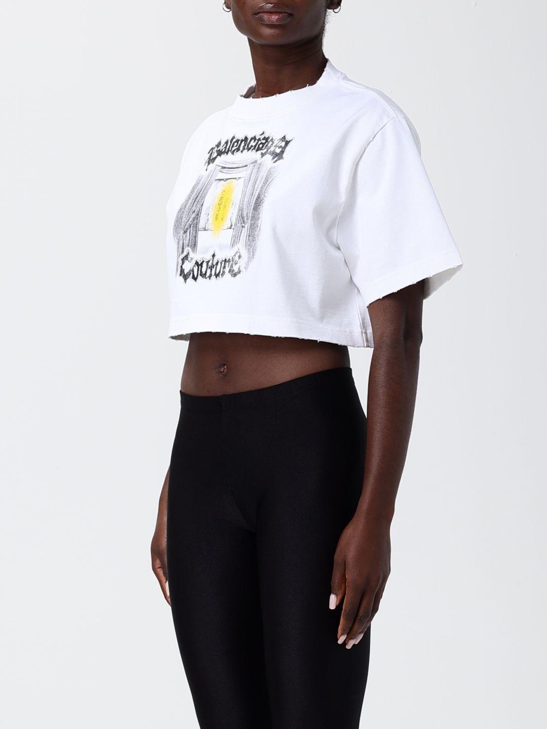 Balenciaga Balenciaga T-Shirt Woman White Size M / US 6-8 / IT 42-44 - 4 Thumbnail