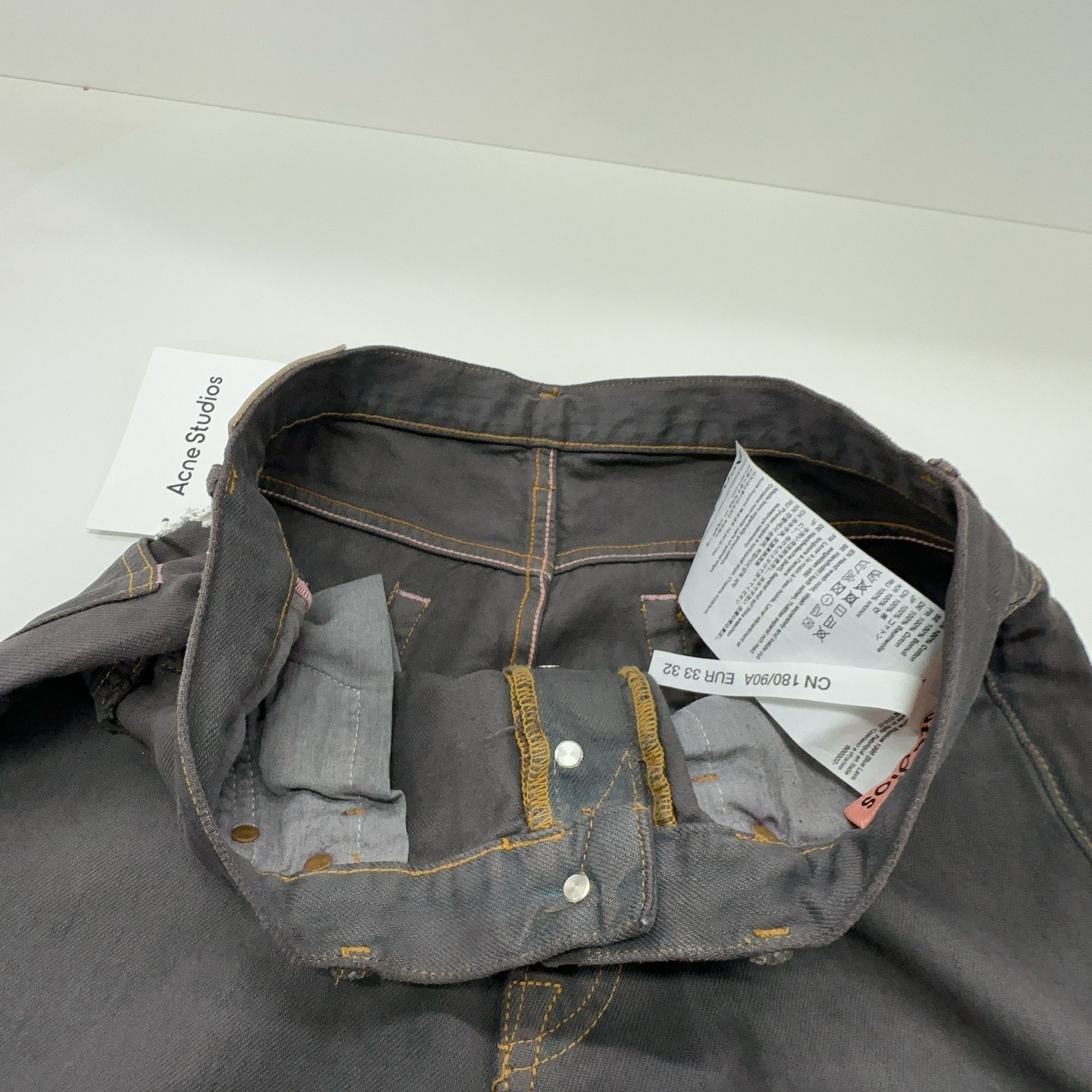 Acne Studios Acne Studios Faded Grey 1996M Jeans Size 33 Size US 32 / EU 48 - 7 Thumbnail