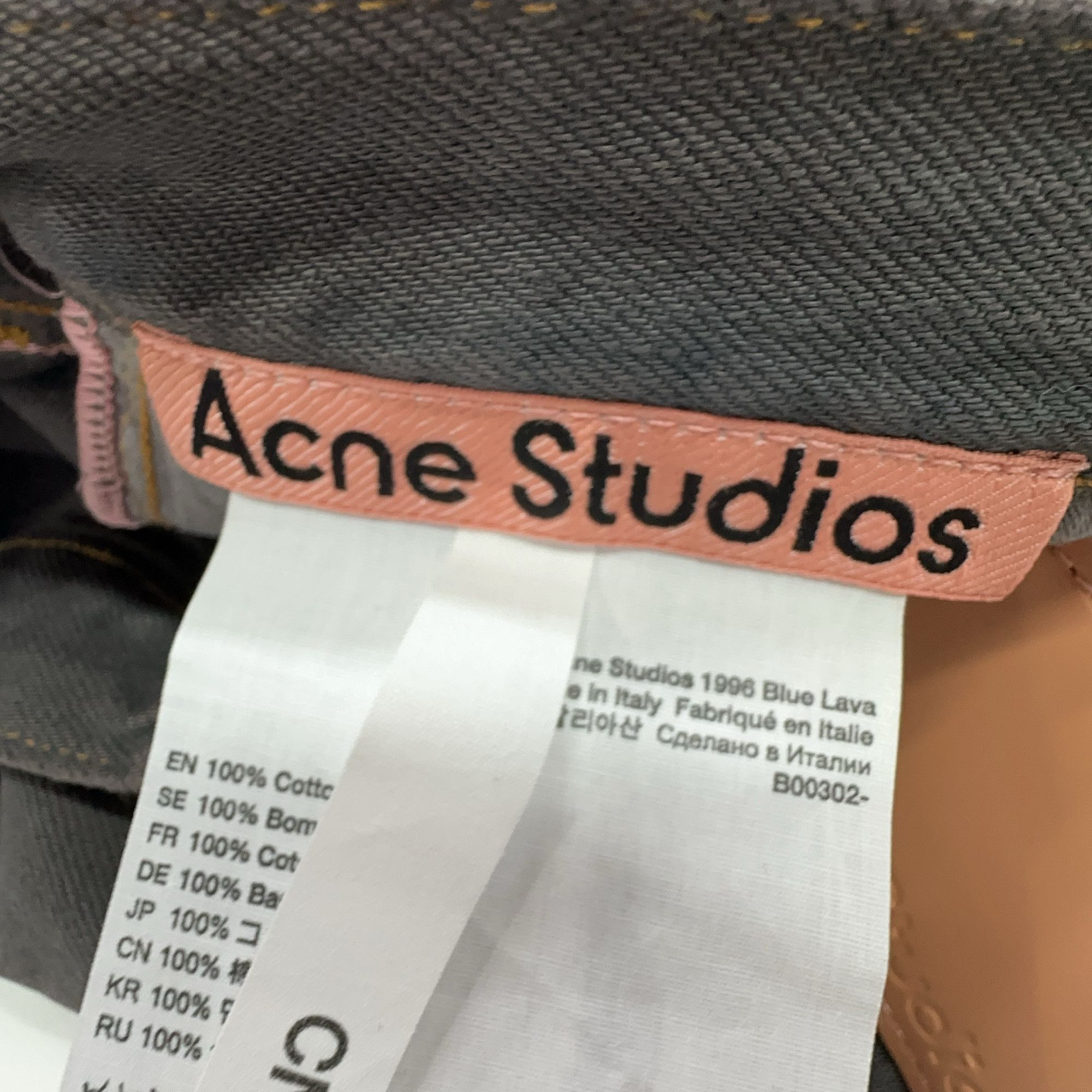 Acne Studios Acne Studios Faded Grey 1996M Jeans Size 33 Size US 32 / EU 48 - 4 Thumbnail