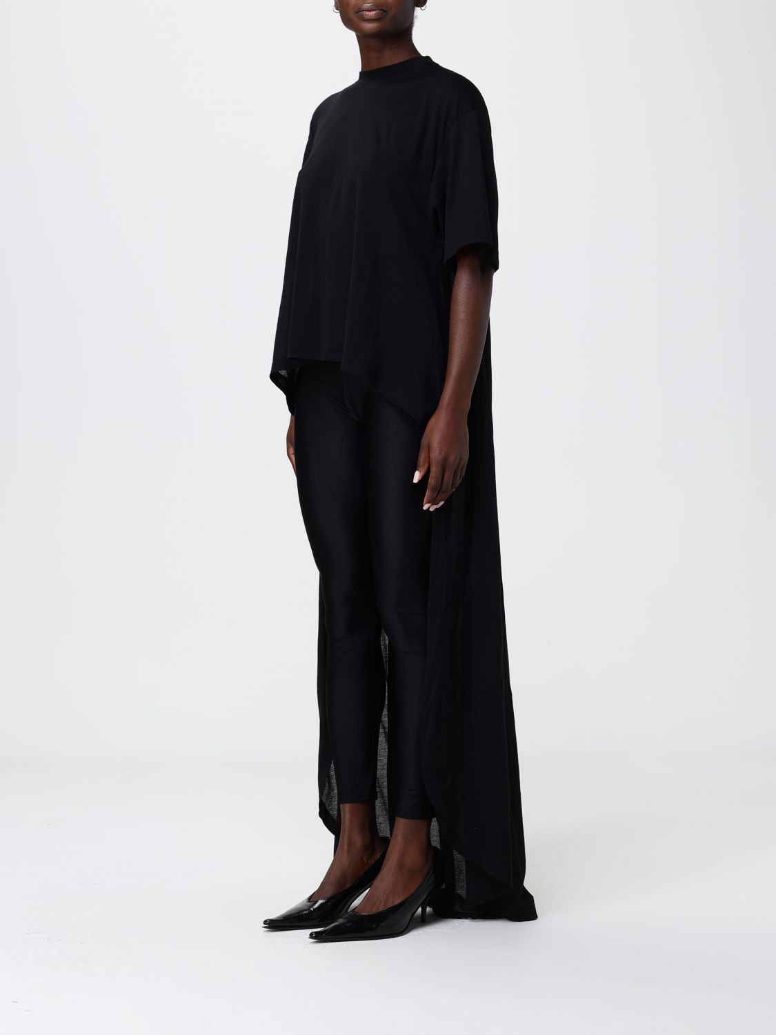 Balenciaga Balenciaga T-Shirt Woman Black Size M / US 6-8 / IT 42-44 - 4 Thumbnail