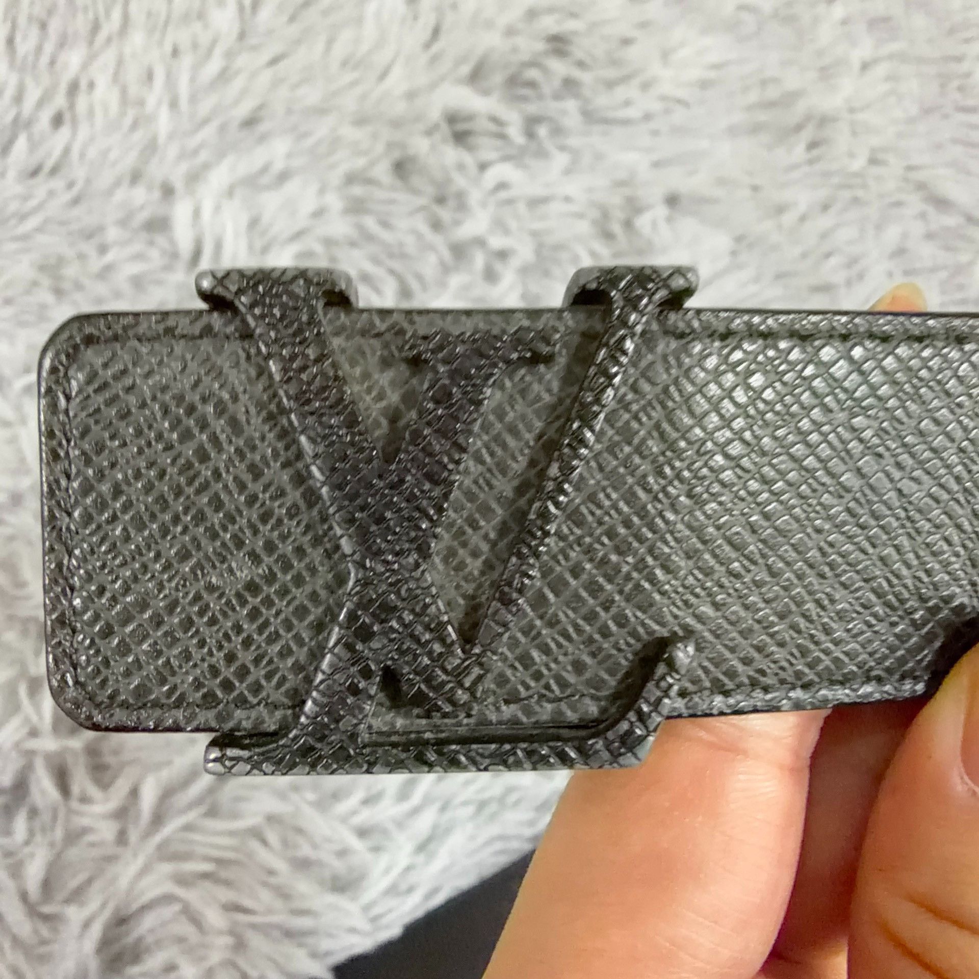 Louis Vuitton Louis Vuitton Black Belt one size Men Size ONE SIZE - 4 Thumbnail
