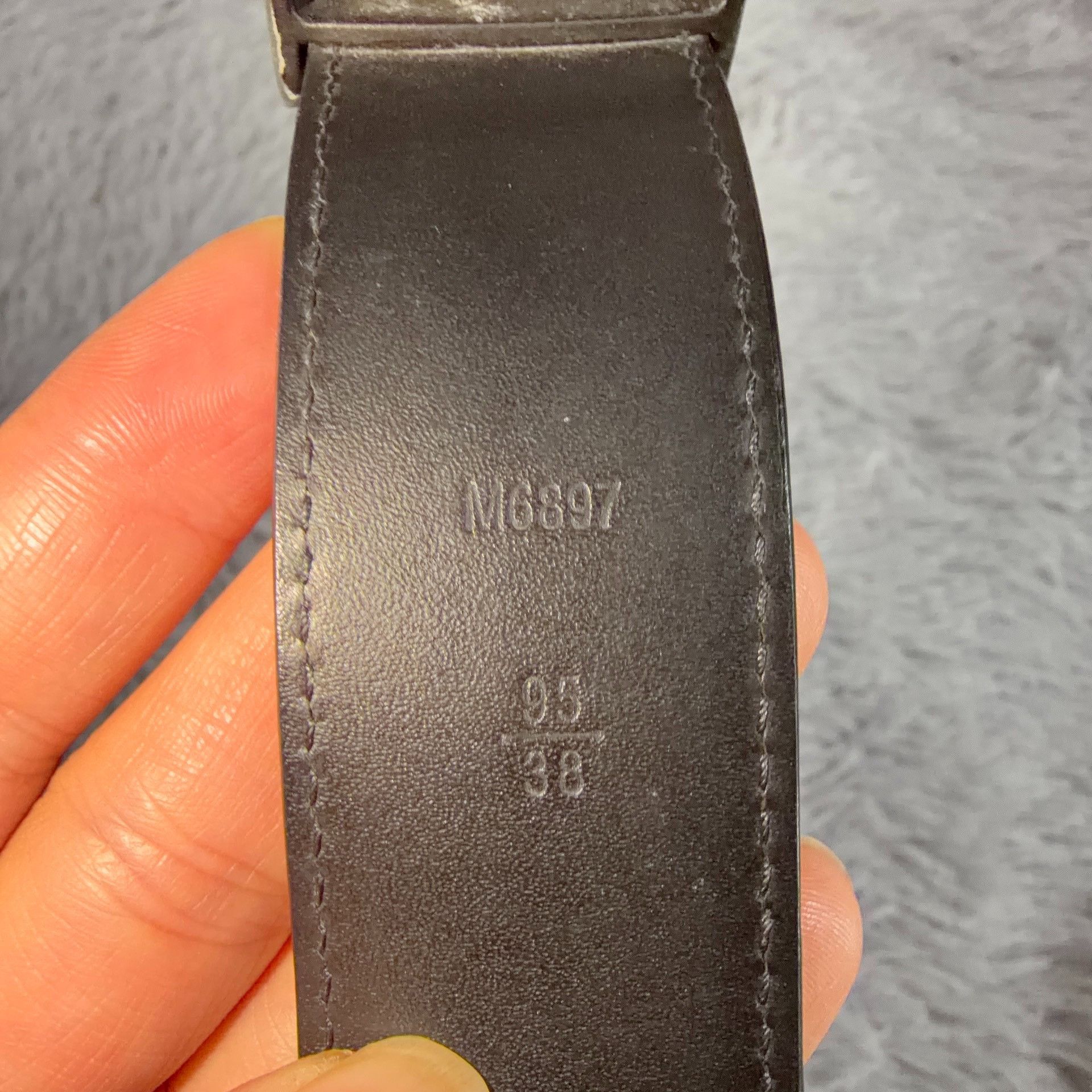 Louis Vuitton Louis Vuitton Black Belt one size Men Size ONE SIZE - 3 Thumbnail